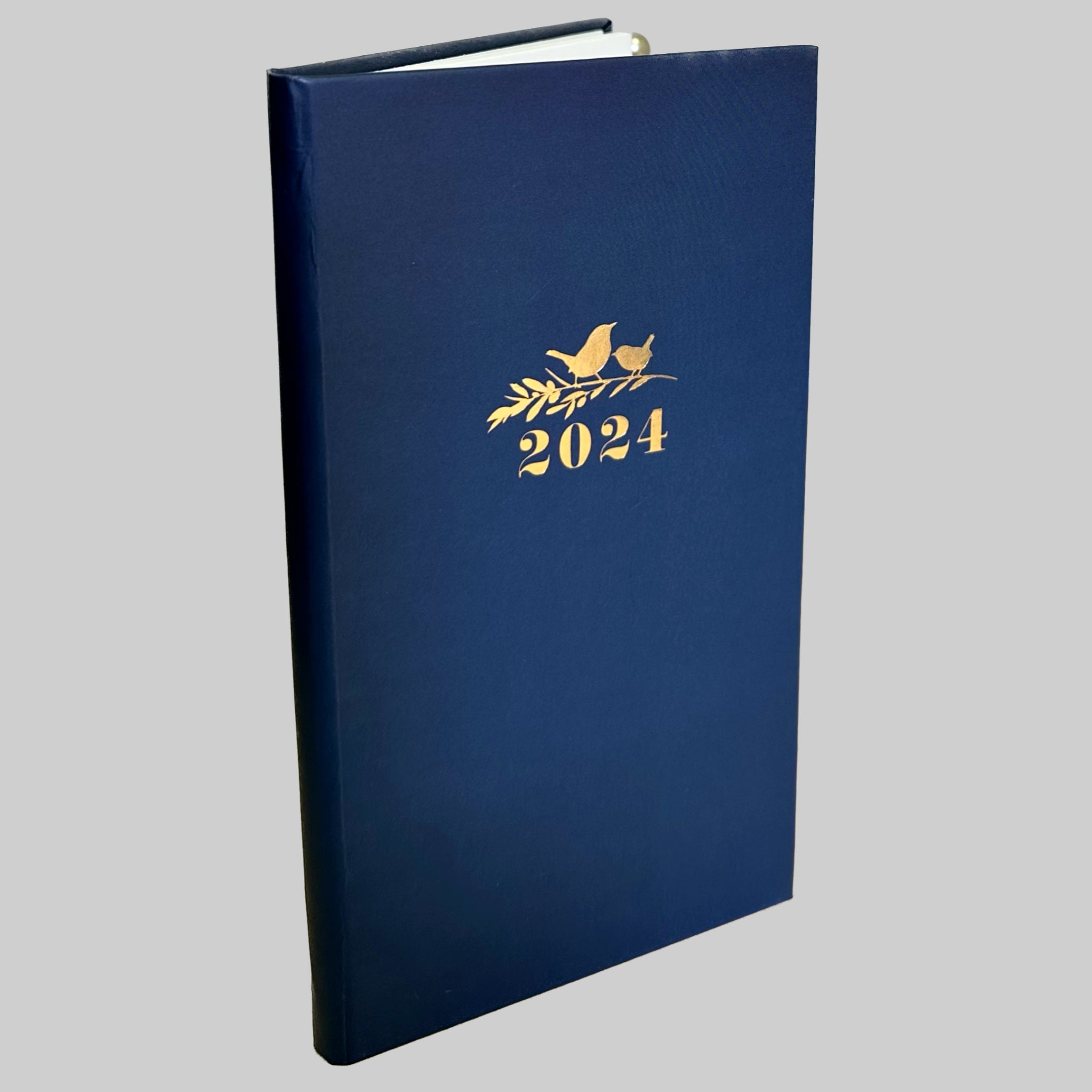 Beclen Harp 2024 Week To View/WTV Personal Executive Cute Botanical Slimline/Pocket/Easy To Go Diary