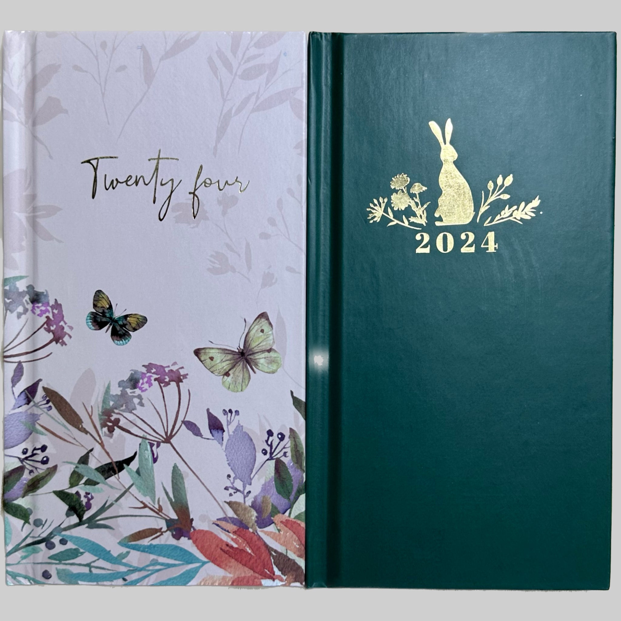 Beclen Harp 2024 Week To View/WTV Personal Executive Cute Botanical Pocket/Easy To Go Diary