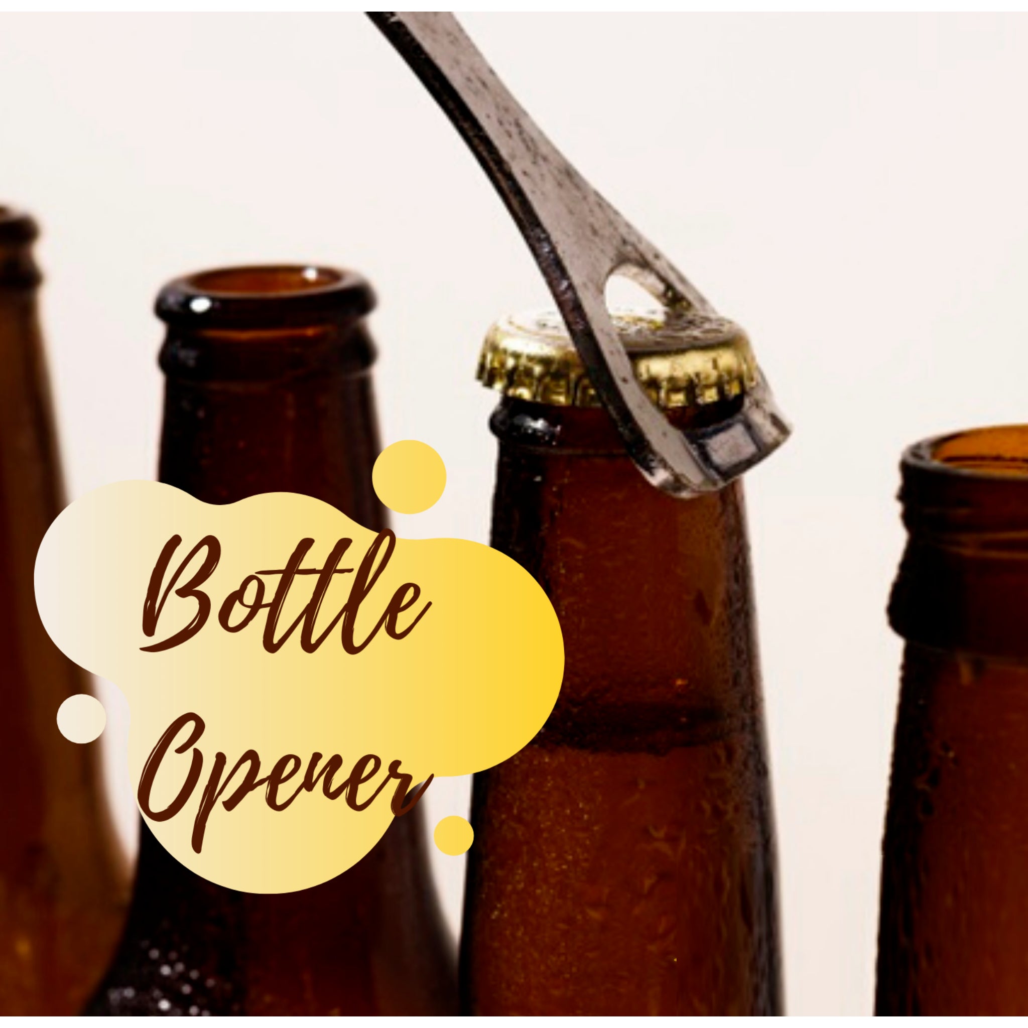 Beclen Harp Stainless Steel Handheld Bottle Opener-Perfect Companion For Waiter And Useful Bar/Kitchen Tool
