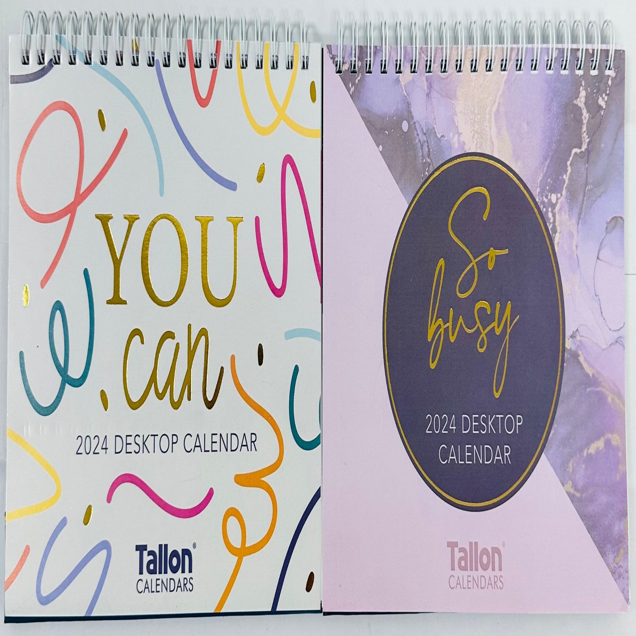 Beclen Harp 2024 Month to View Flip Over Desk Top Calendar Positive Thoughts Quotes Home Office Work Top Planner