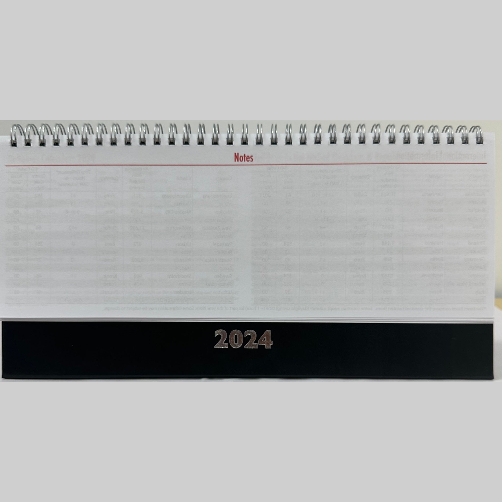 Beclen Harp 2024 WTV Desktop Planner/ Week To View Free Standing Wiro Office Home Top Planner Organiser