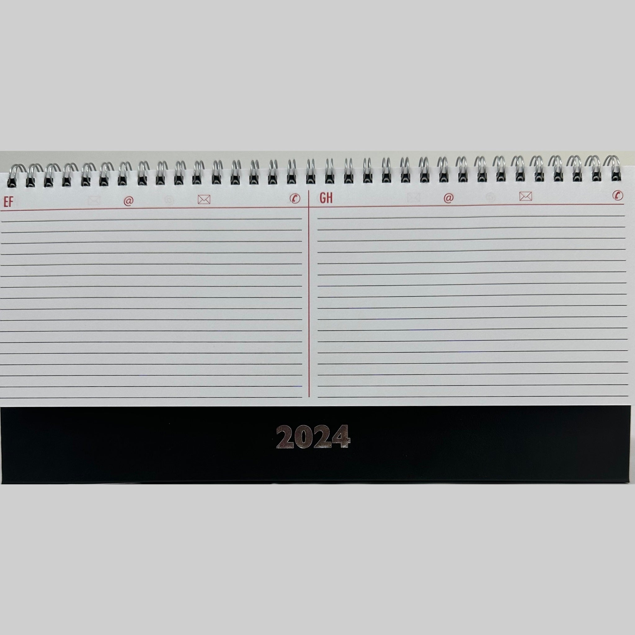 Beclen Harp 2024 WTV Desktop Planner/ Week To View Free Standing Wiro Office Home Top Planner Organiser