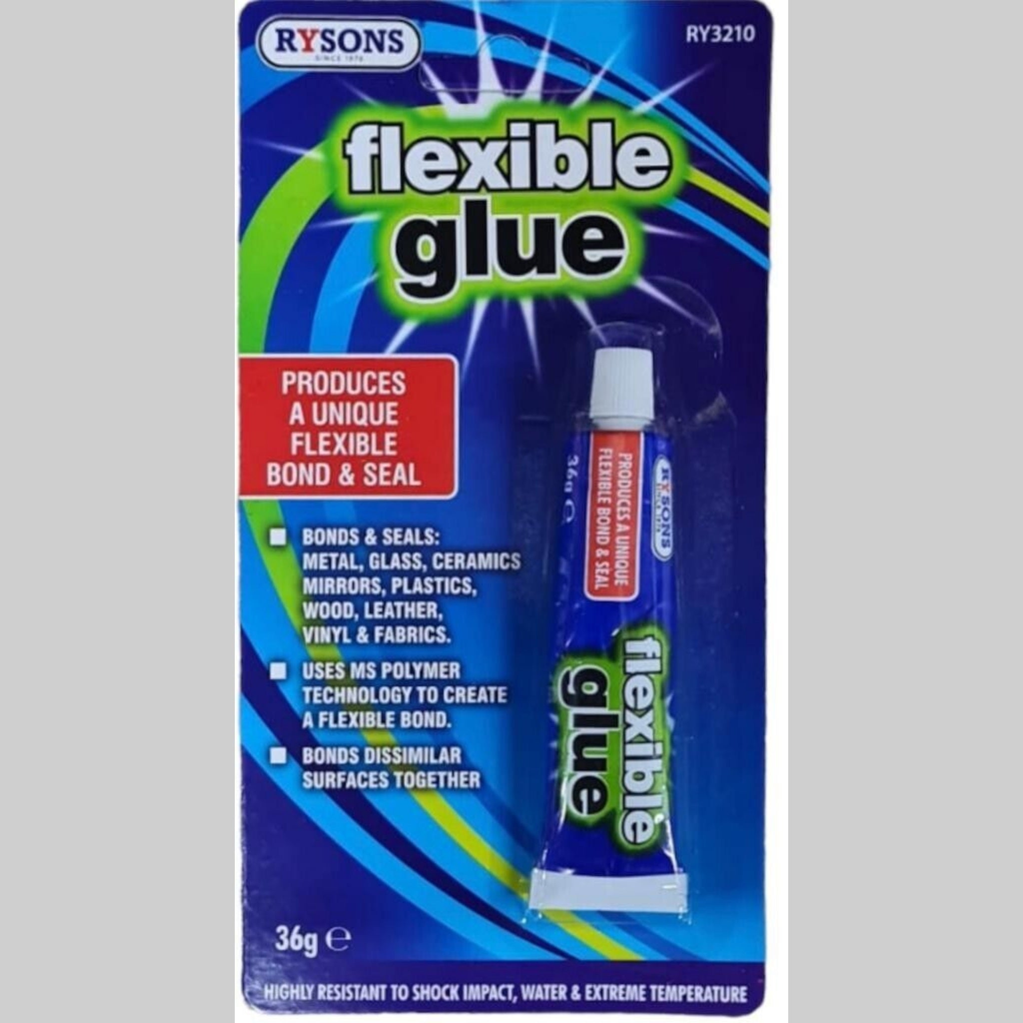 Beclen Harp Flexible Elastic Glue 36g Strong Repair Adhesive Waterproof Leather & Rubber Shoes Trainers Clothes Fabric Boot Sole