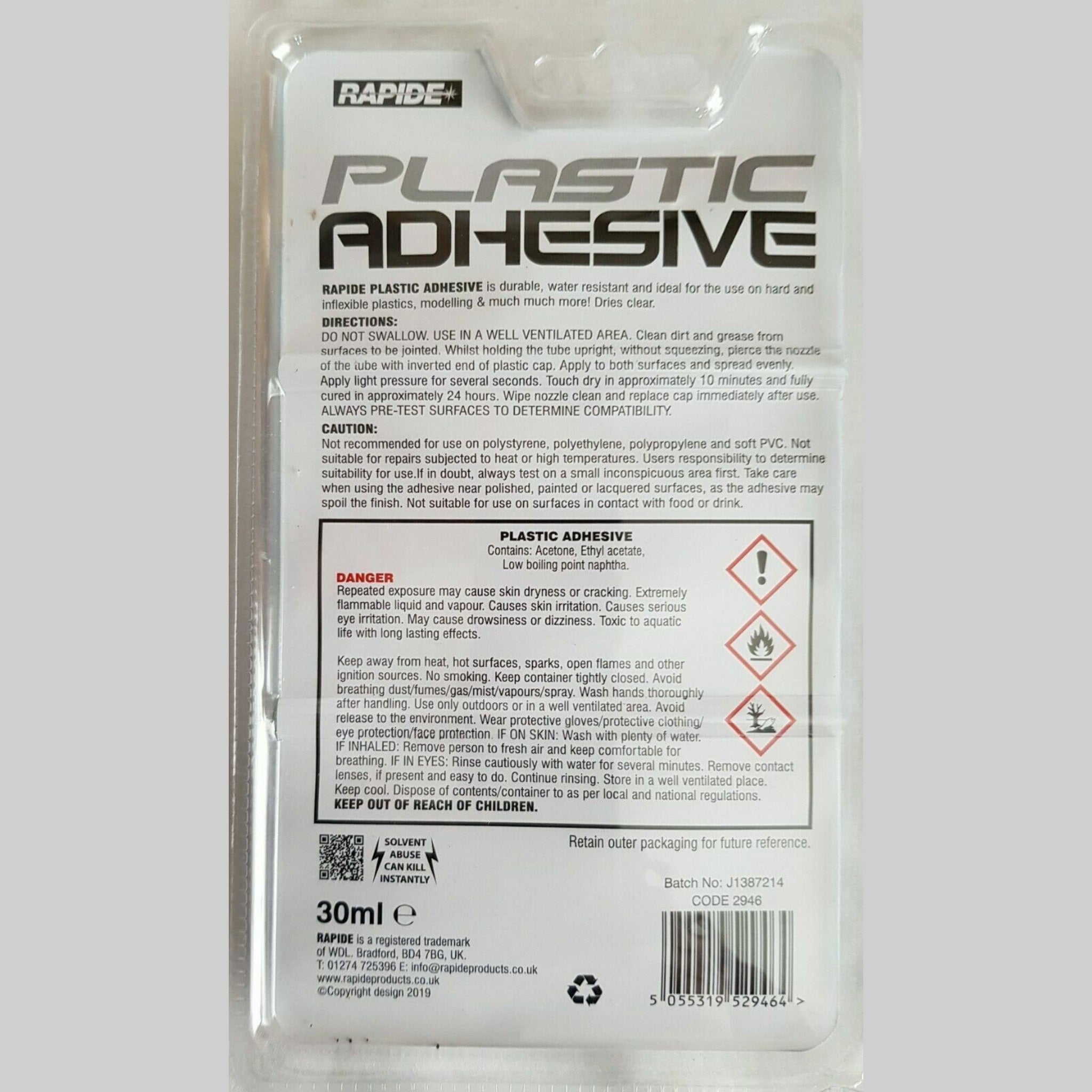 Beclen Harp Plastic Adhesive Glue for Hard Plastics, Models - Durable & Waterproof