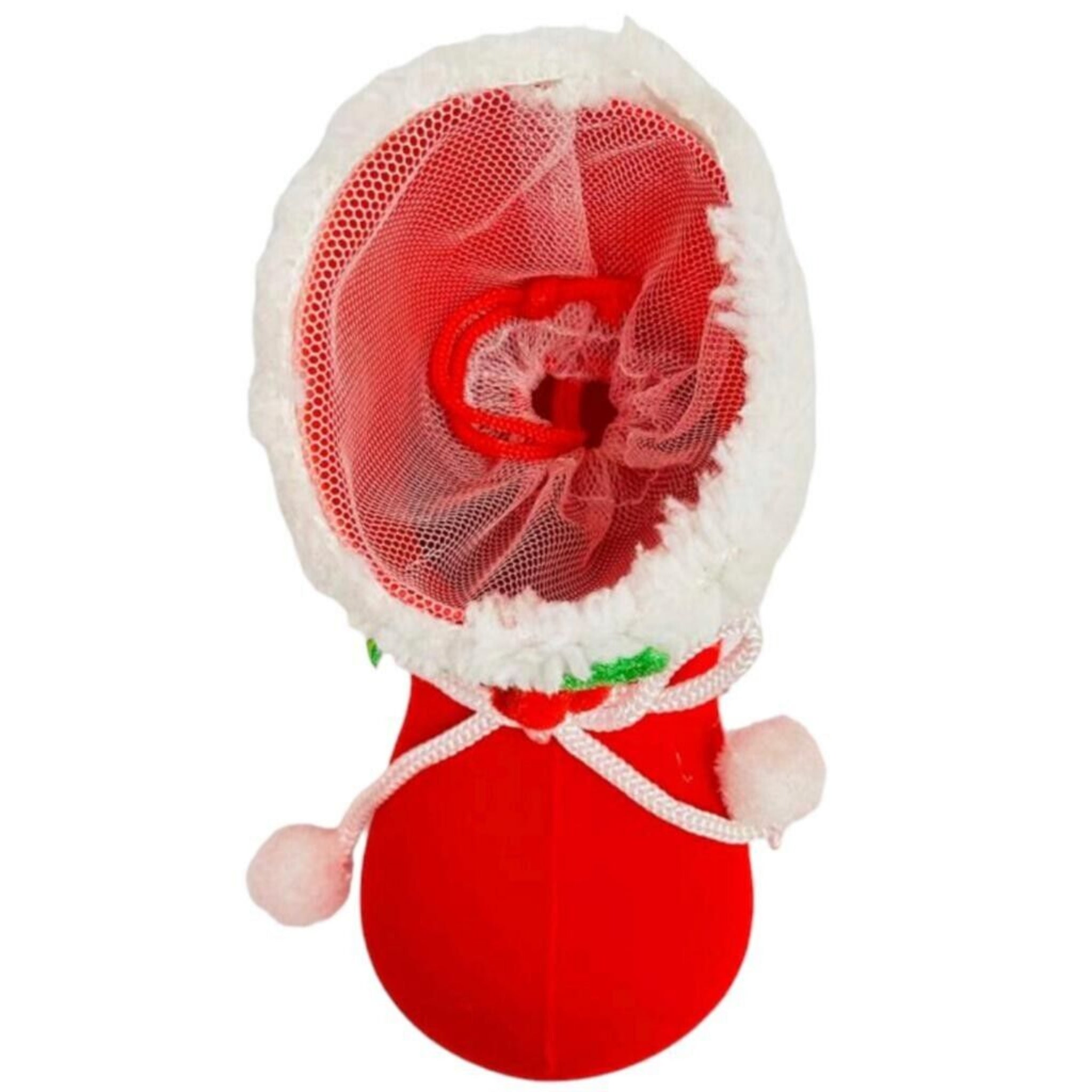 Beclen Harp 3Pc Christmas/Xmas Hanging Santa Claus Candy Boots/Shoes Present/Gift Basket-Perfect Christmas/Xmas Decoration Ornament And Door Decor