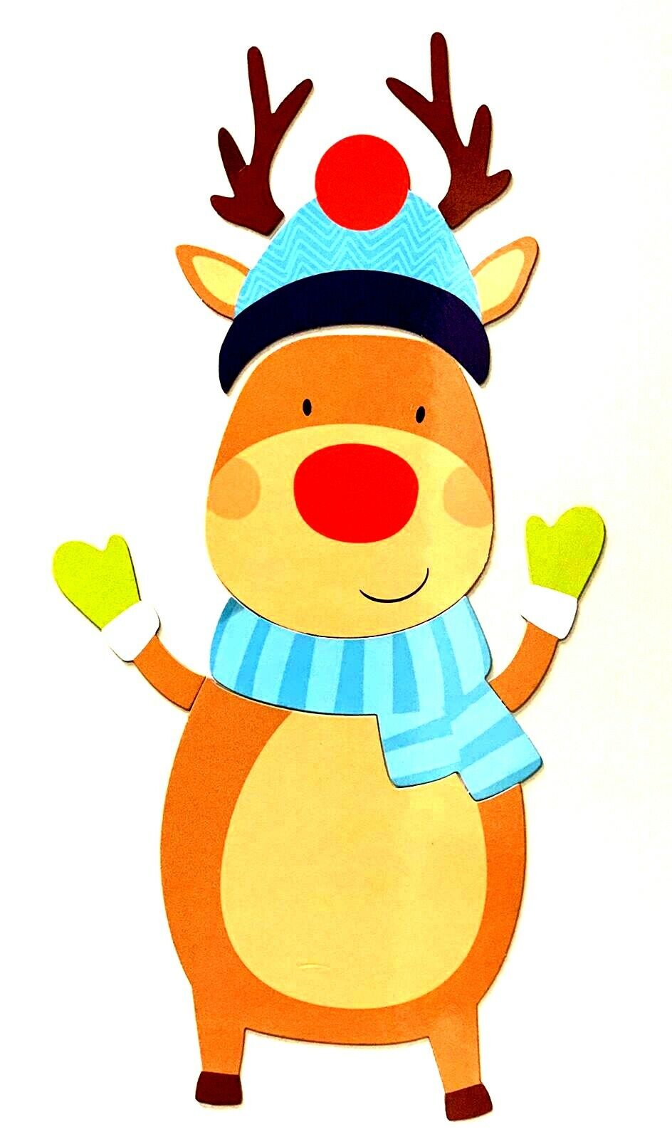 Beclen Harp Cute Christmas/Xmas Santa/Snowman/Reindeer Magnets For Fun Decoration Of Fridge/Freezer/Refrigerator/Dishwasher