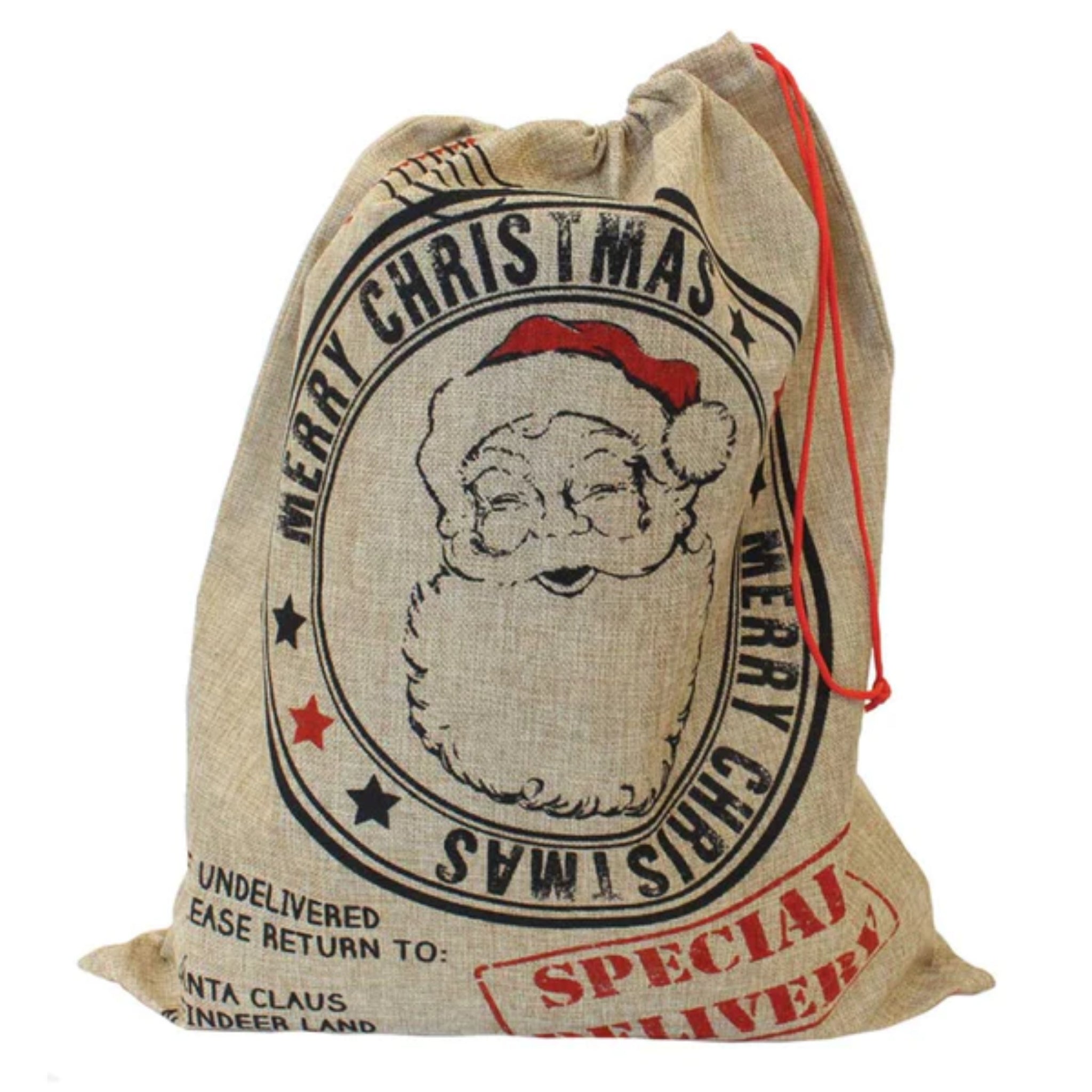 Beclen Harp Giant/Jumbo/Large Luxury Personalized Christmas/Xmas Santa/Bike/Red Father/Rudolph/Reversable Sequin/Tartan/Khaki Bags/Sacks/Stocking For Gifts/Presents-Perfect Sack For Gift Presentation