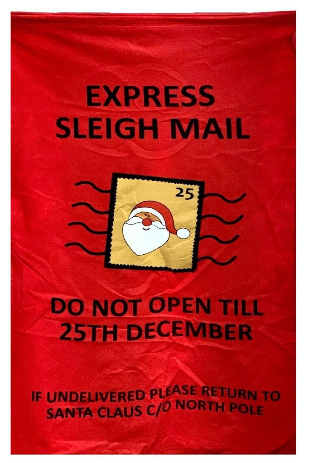 Beclen Harp Ginat/Jumbo Luxury Christmas/Xmas Santa Claus Red Father Sack/Stocking/Bag For Gift/Present