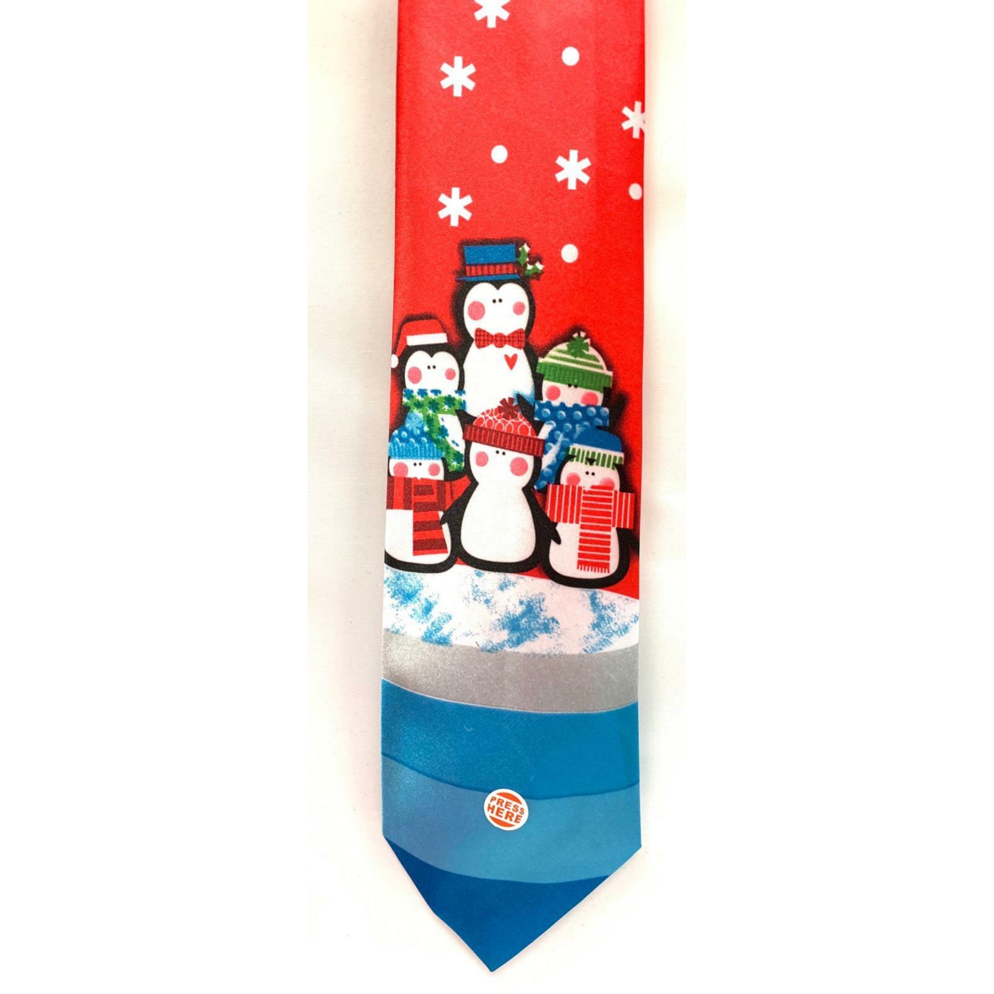 Beclen Harp Christmas/Xmas Musical(Jingle Bell) Novalty Character(Santa Claus/Snowman) Men's Fancy Dress Tie-Perfect Christmas Party Secret Fun Gift