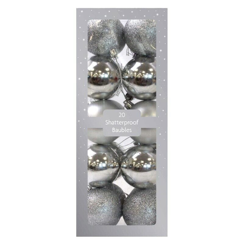 Beclen Harp 20 Luxury Christmas/Xmas Personalized Tree Balls Baubles Glitter/Sparkle Hanging Party Ornament Decor Size 6cm