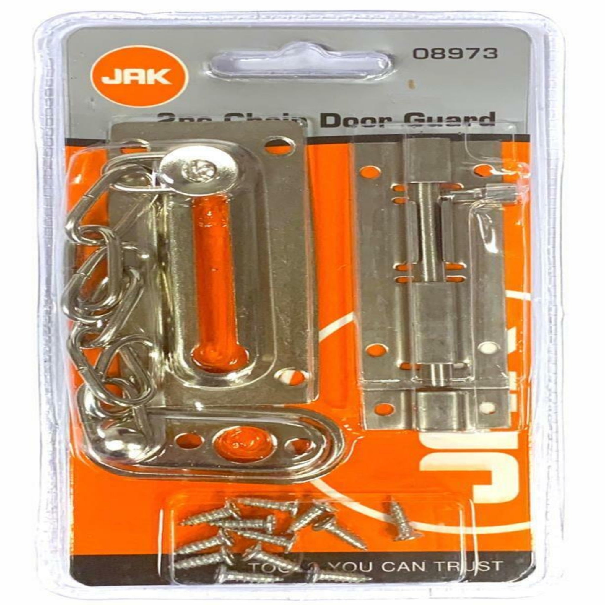 Beclen Harp Strong Door Chain Guard & Heavy Duty Solid Slide Bolt Home Security With Screws Front Safety Catch