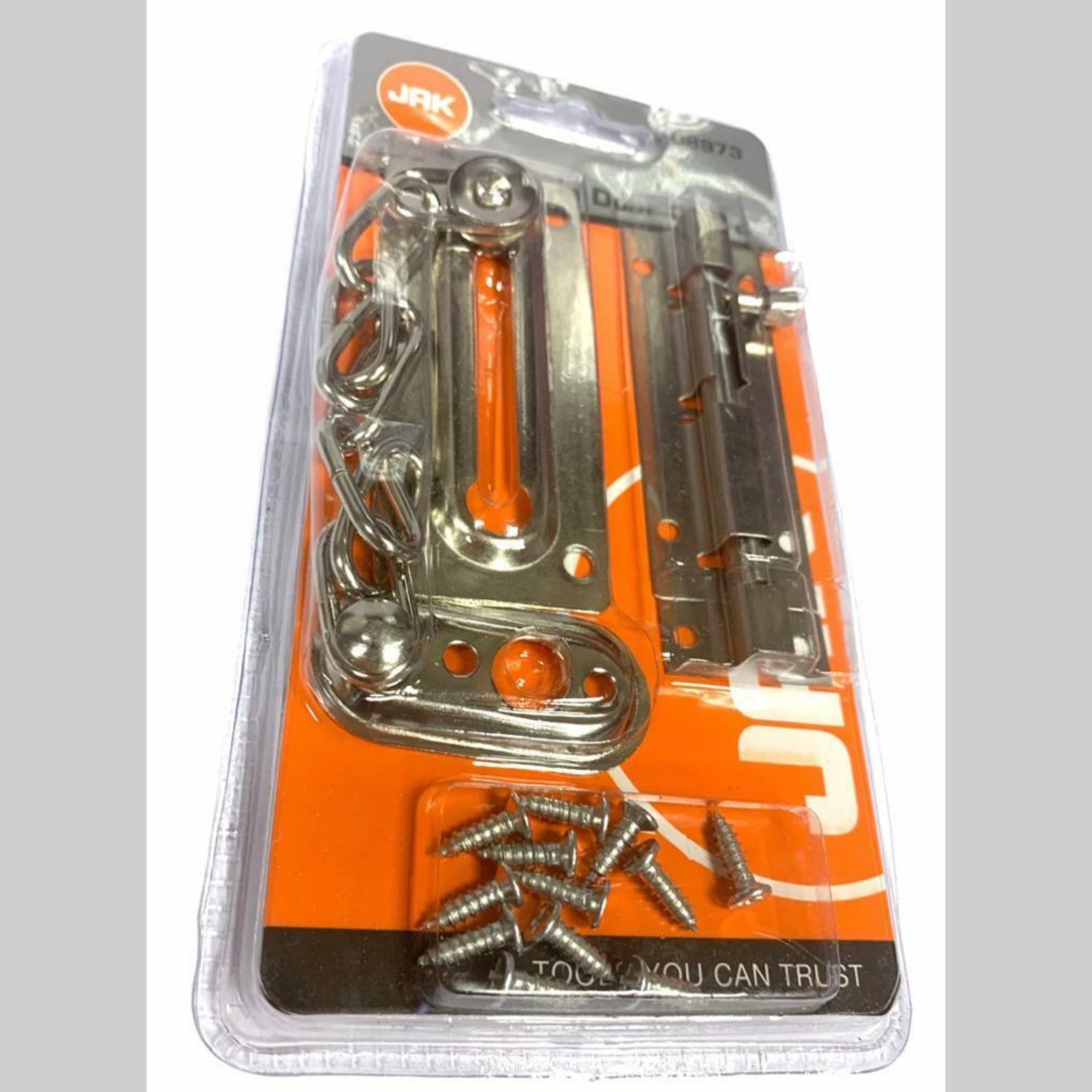 Beclen Harp Strong Door Chain Guard & Heavy Duty Solid Slide Bolt Home Security With Screws Front Safety Catch