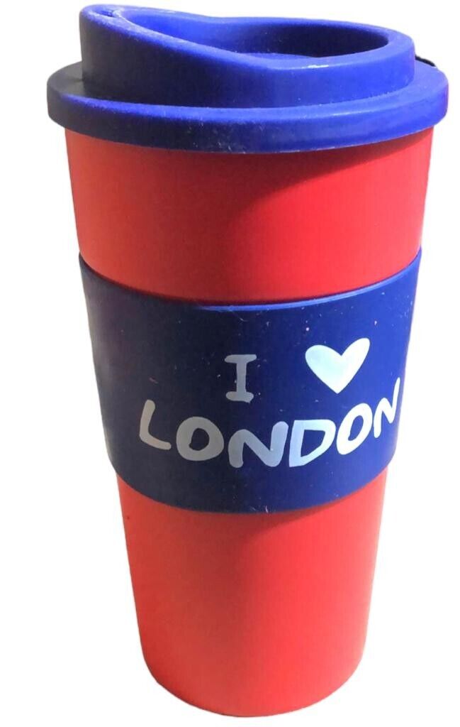 Beclen Harp 2Pk 400ml Double Wall Warm Reusable Coffee/Tea Drinking Travle Cup/Mug With Screw On Lid-Perfect Travel Gift