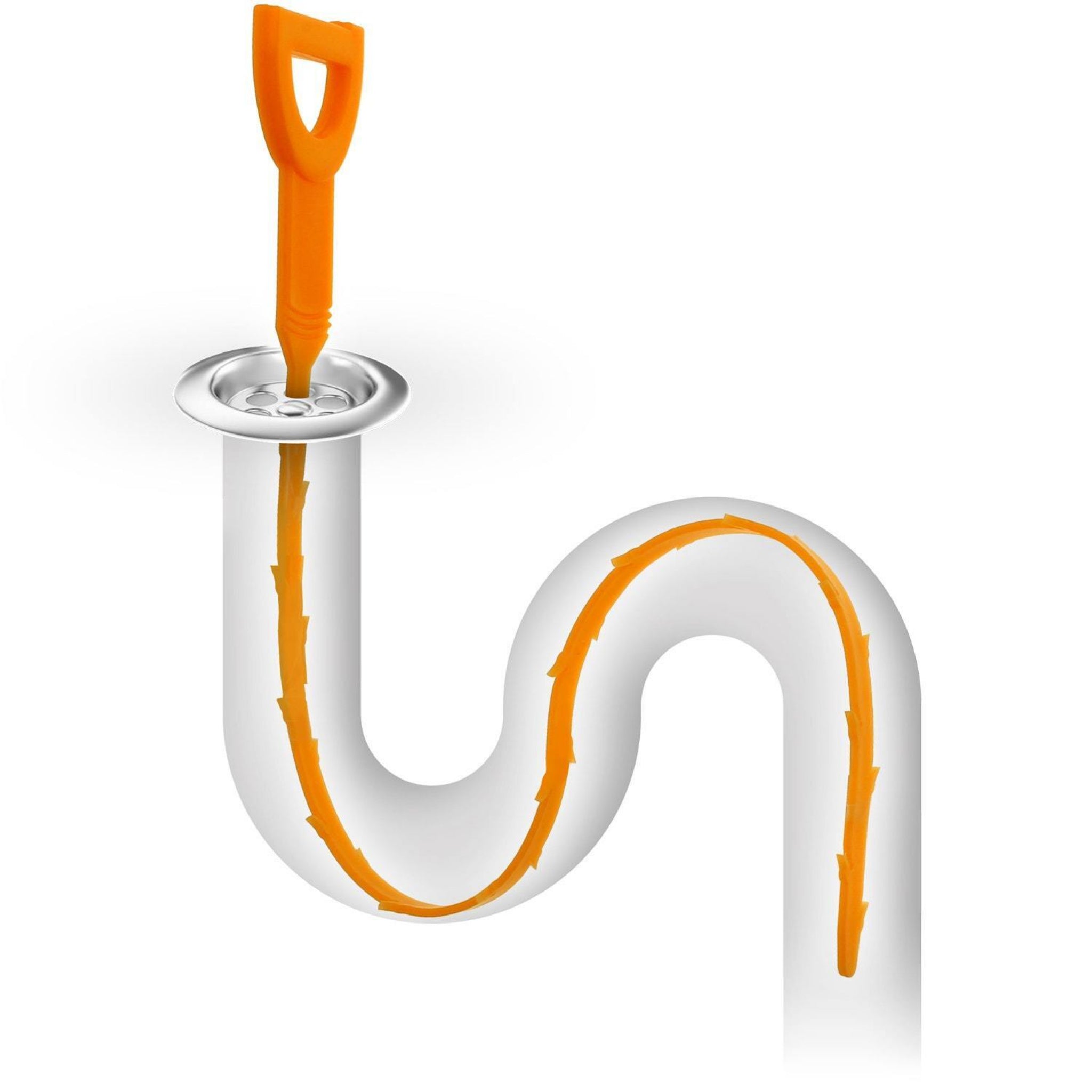 Beclen Harp 5pc Drain Clog Snake Cleaner/Unblocker/Hair Remover-Perfect Cleaning Tools Kit To Free Clogged Pipes Including Kitchen Sink/Bathtub/Shower