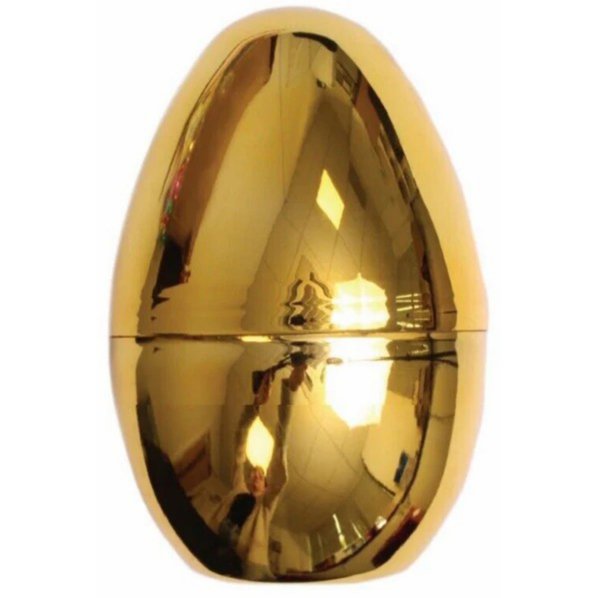 Beclen Harp 7pc Giant Easter Hollow/Fillable Shiny Plastic Filler Egg Hunt Decoration- Perfect Gift Treat