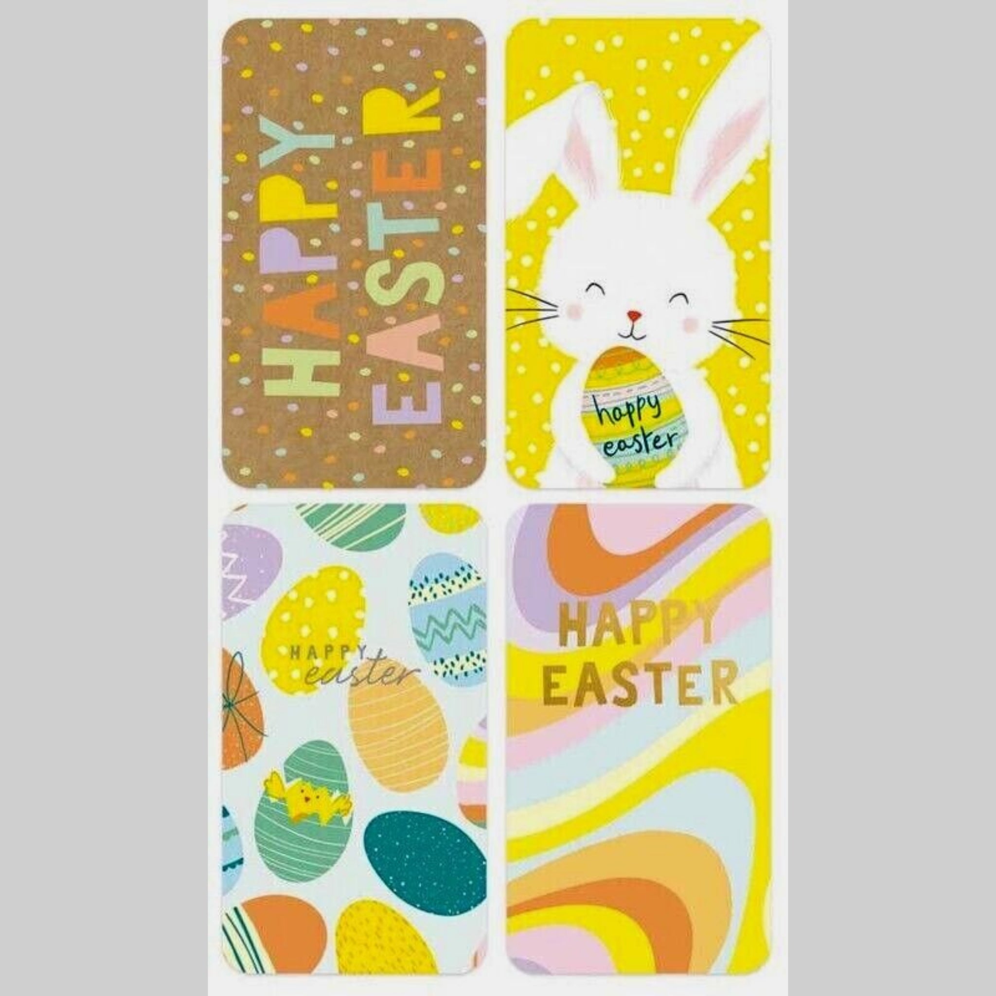 Beclen Harp 4 Pack Luxury Traditional Easter Money Voucher Wallet Gift Card Holder With Envelope-Assorted Design For All Age
