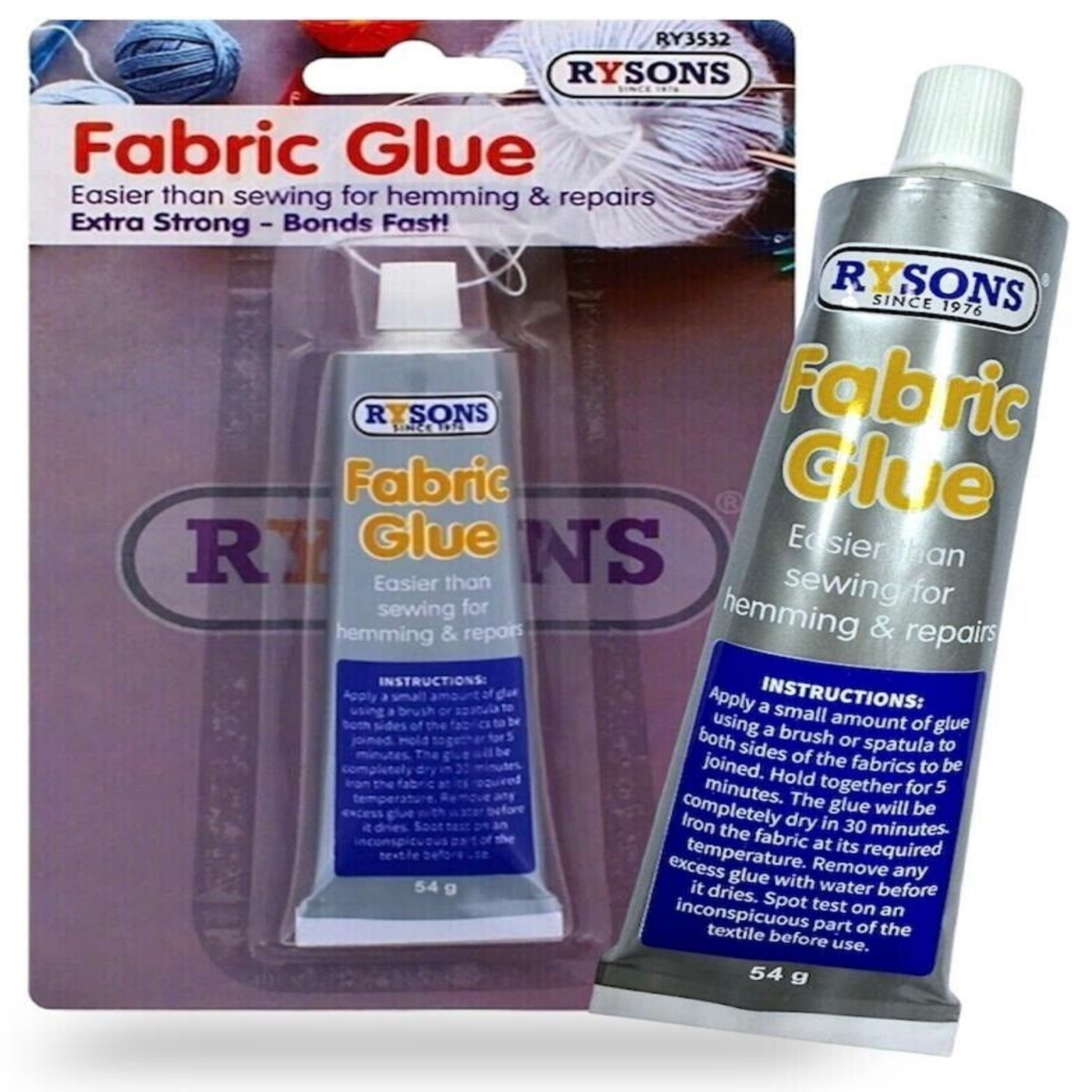 Beclen Harp Extra Strong Fabric Glue 54g Quick Bond Adhesive for