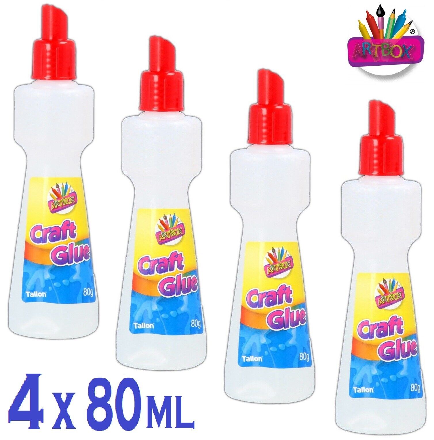 Beclen Harp Kids Glue Set,Glue Pen,Glue Stick,White PVA Craft Glue,Glue Spreaders Non Toxic