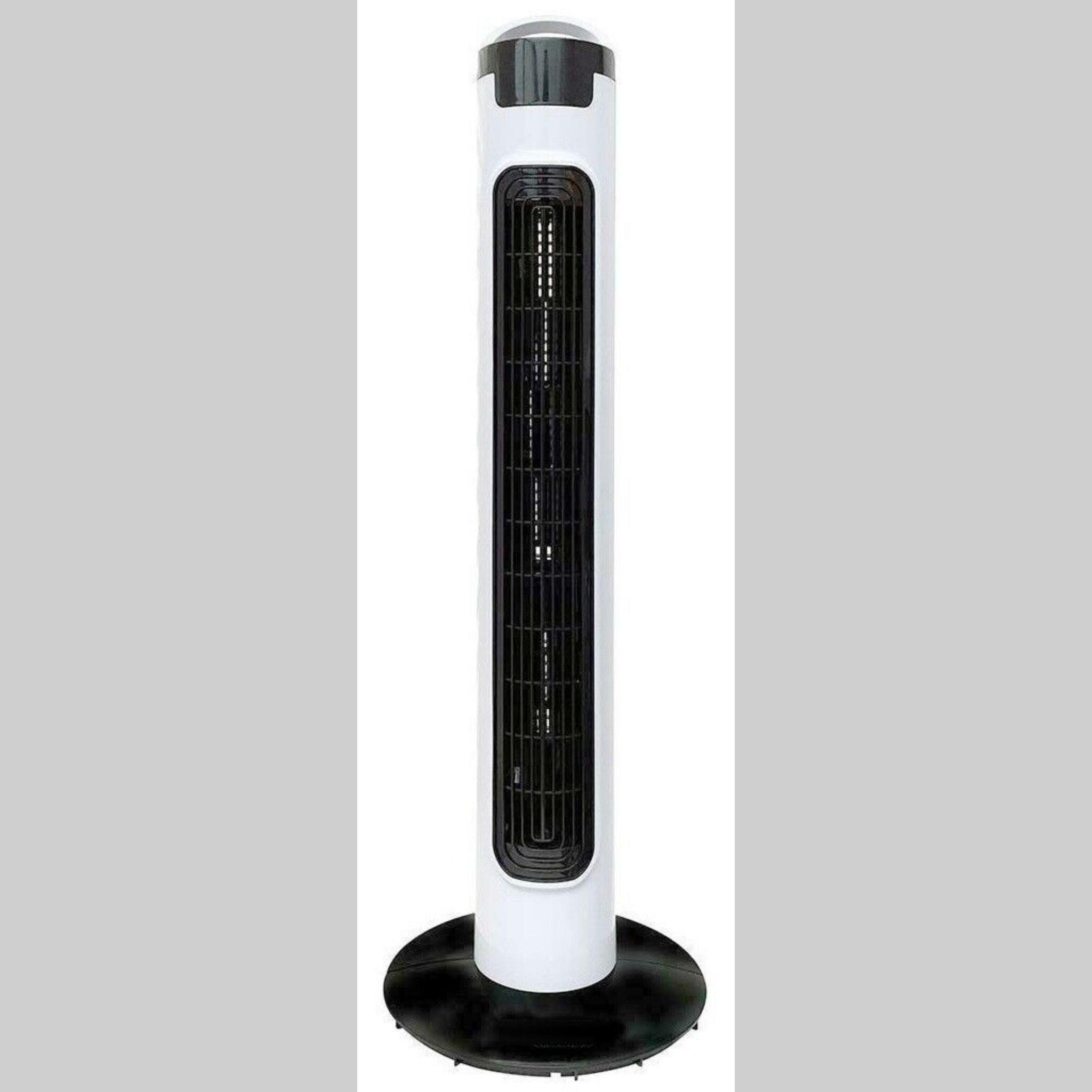 Beclen Harp 32-Inch Slim Oscillating Tower Air Cooling Quiet/Silent Fan With 3 Speeds-Perfect Summer Essential