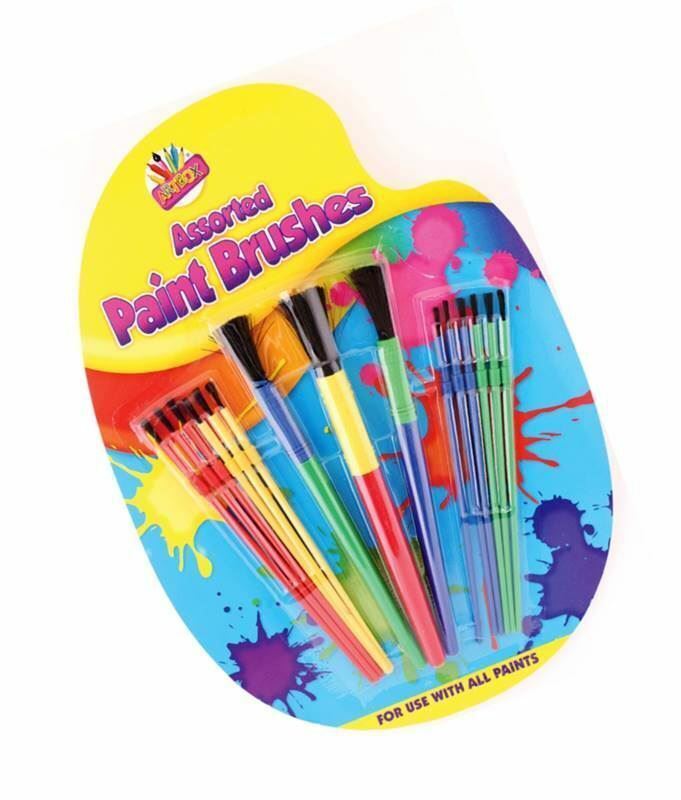 4pcs/sets Kids Creative Sponge Paint Glue Brushes Set Craft Painting