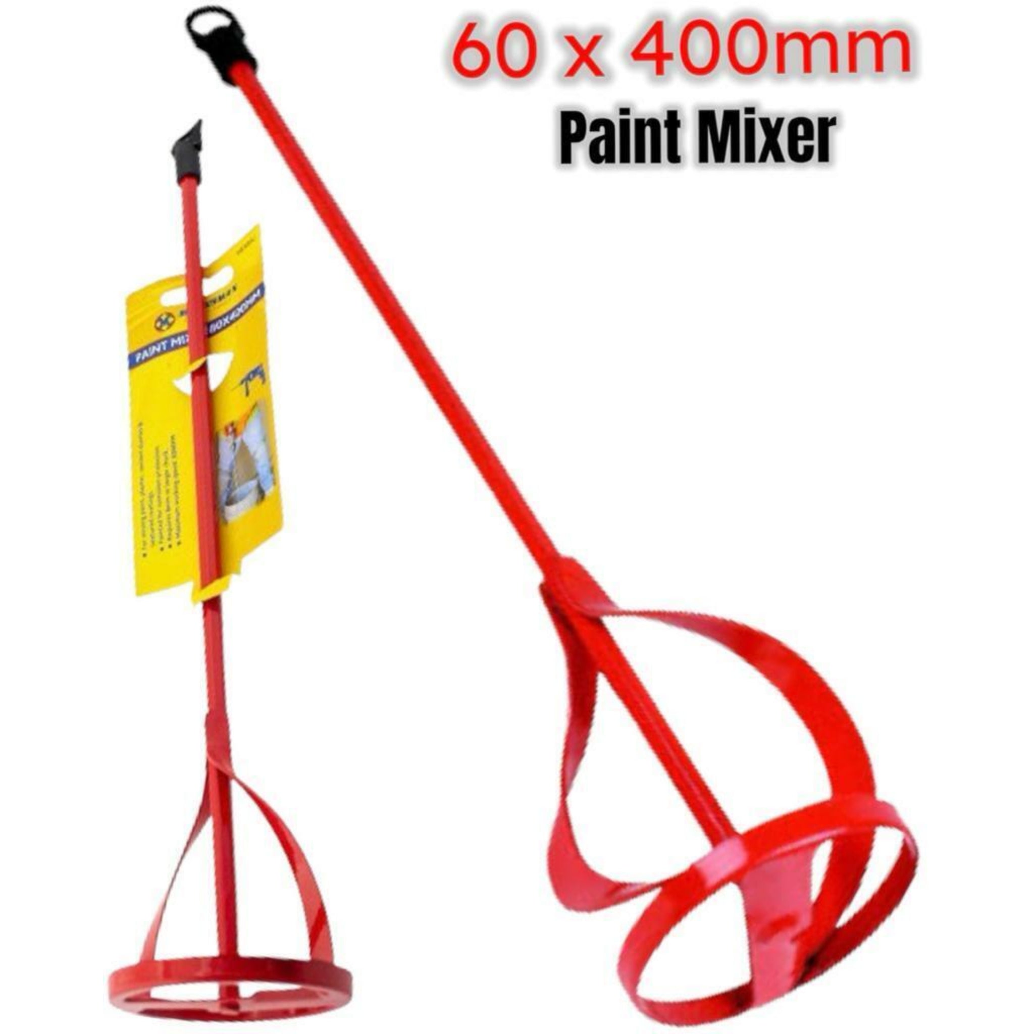 Beclen Harp Red Drill Paint/Cement Pot Plaster Mixer/Stirrer/Mixing Paddle Whisk Tool HEX