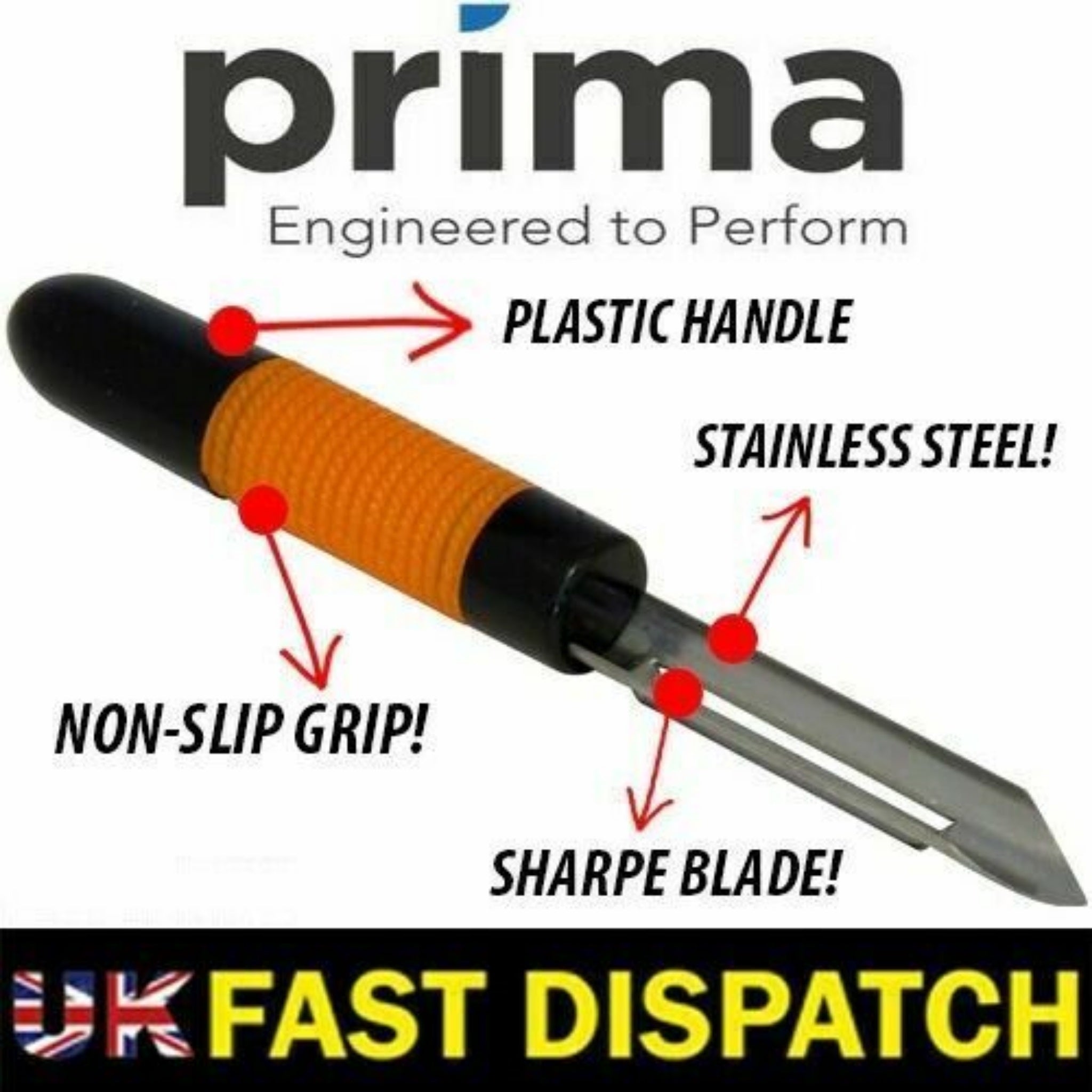 Beclen Harp 2X Lancashire Peeler Stainless Steel Vegetable Fruit Speed Potato Quality Grip Handle