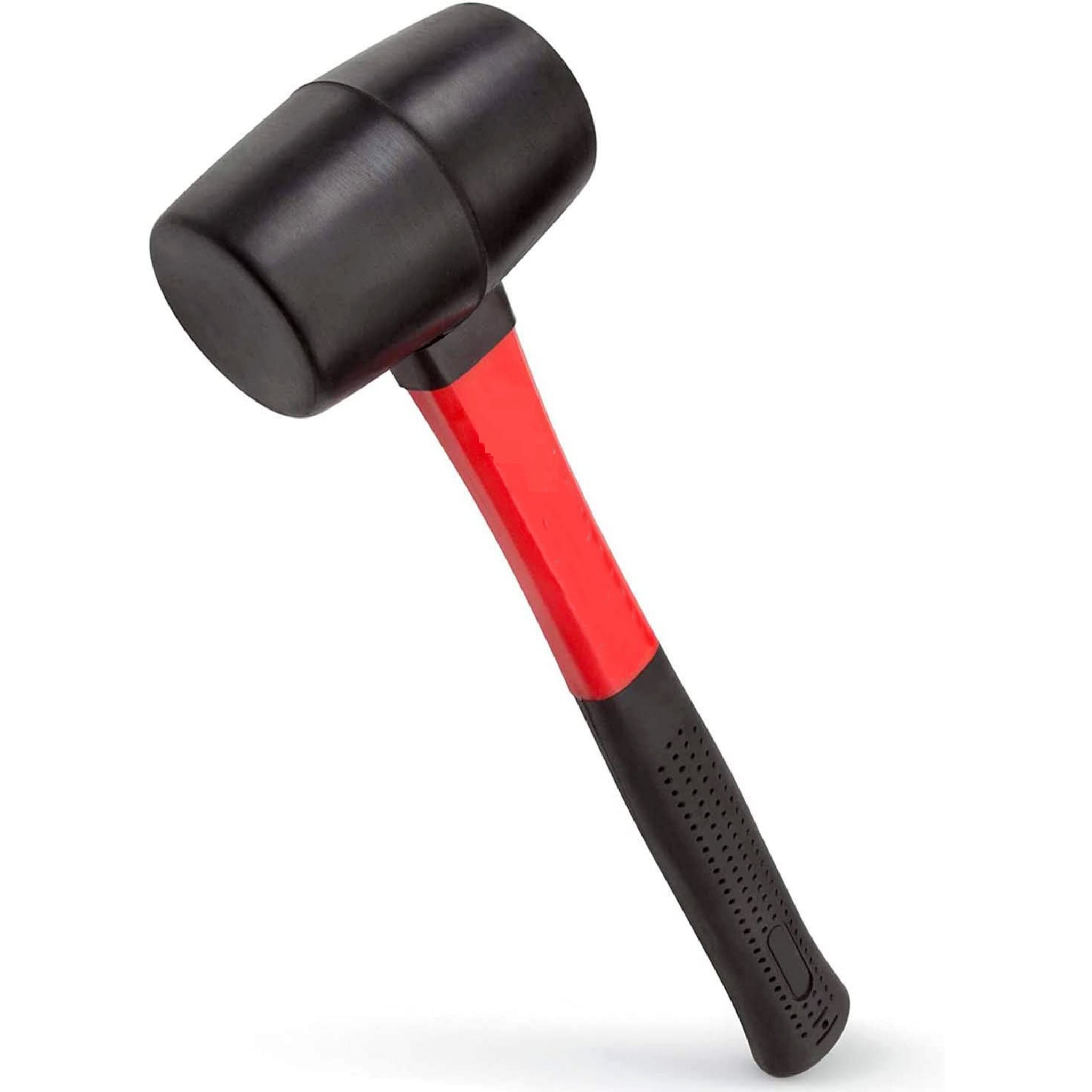 Beclen Harp 16oz Rubber Mallet Shaft Grip Handle Fiberglass Hammer- Perfect DIY Tool For Camping And Paving