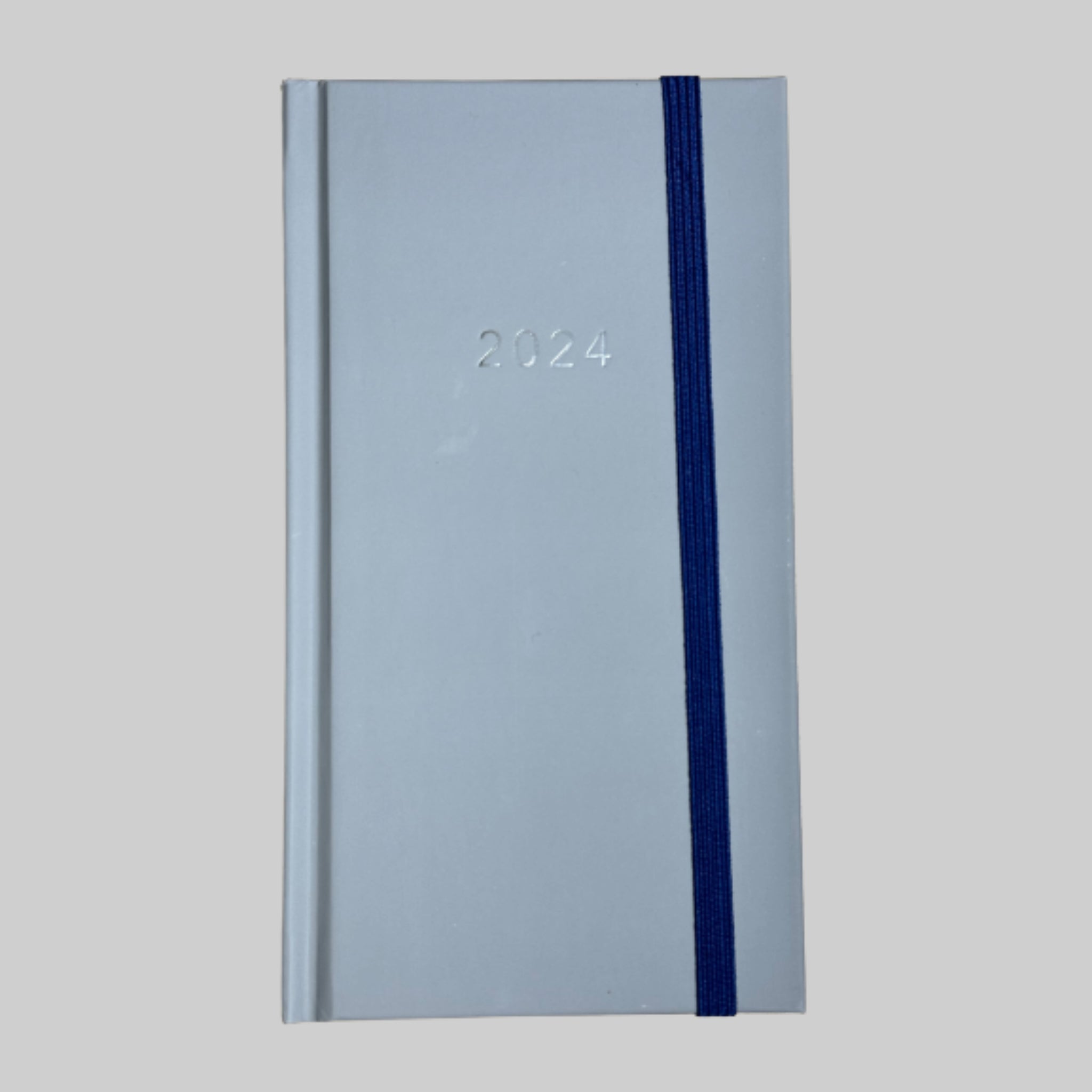 Beclen Harp 2024 Slim Week To View/WTV Full Year Organiser Planner Diary With Elastic Closure And Hard Back Cover