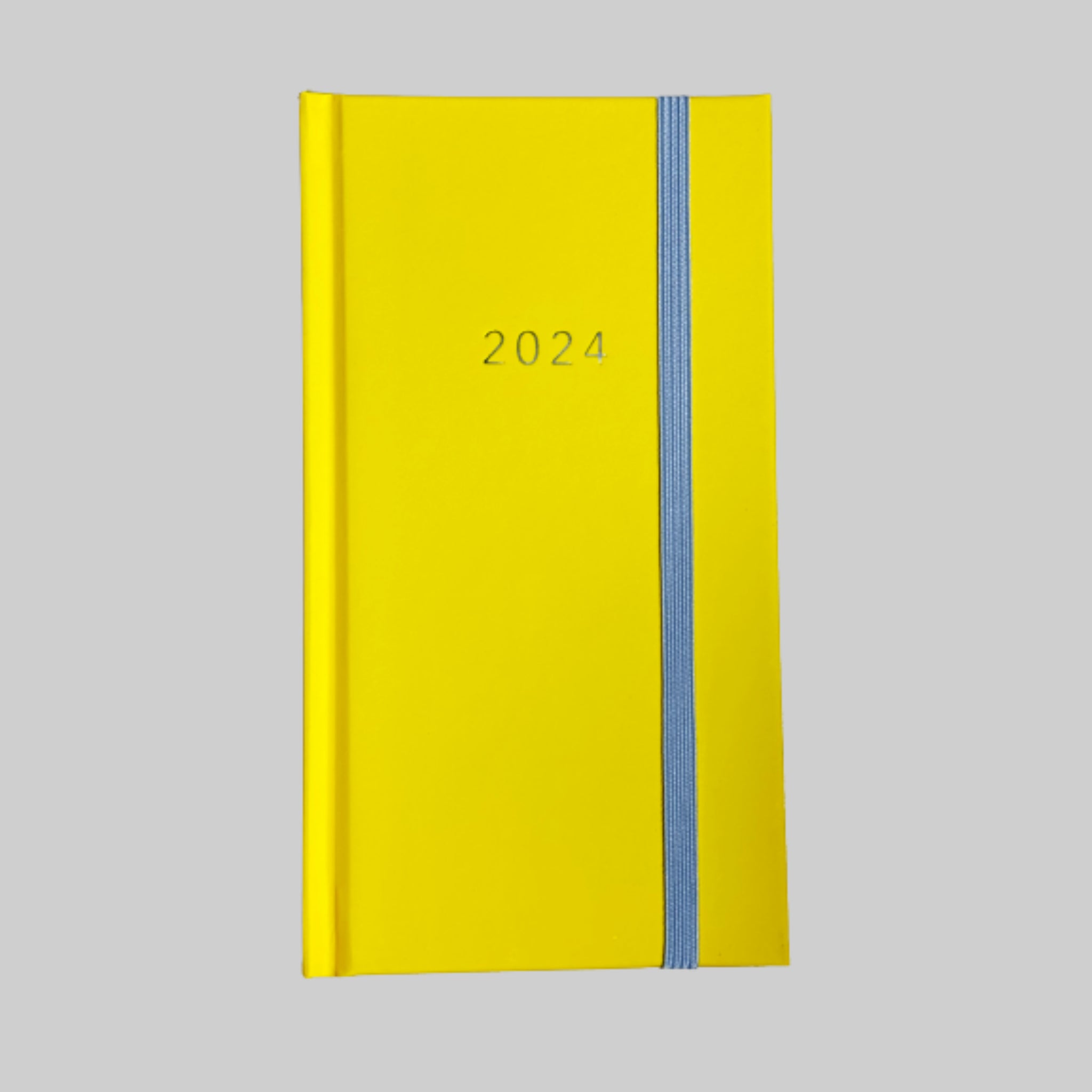 Beclen Harp 2024 Slim Week To View/WTV Full Year Organiser Planner Diary With Elastic Closure And Hard Back Cover