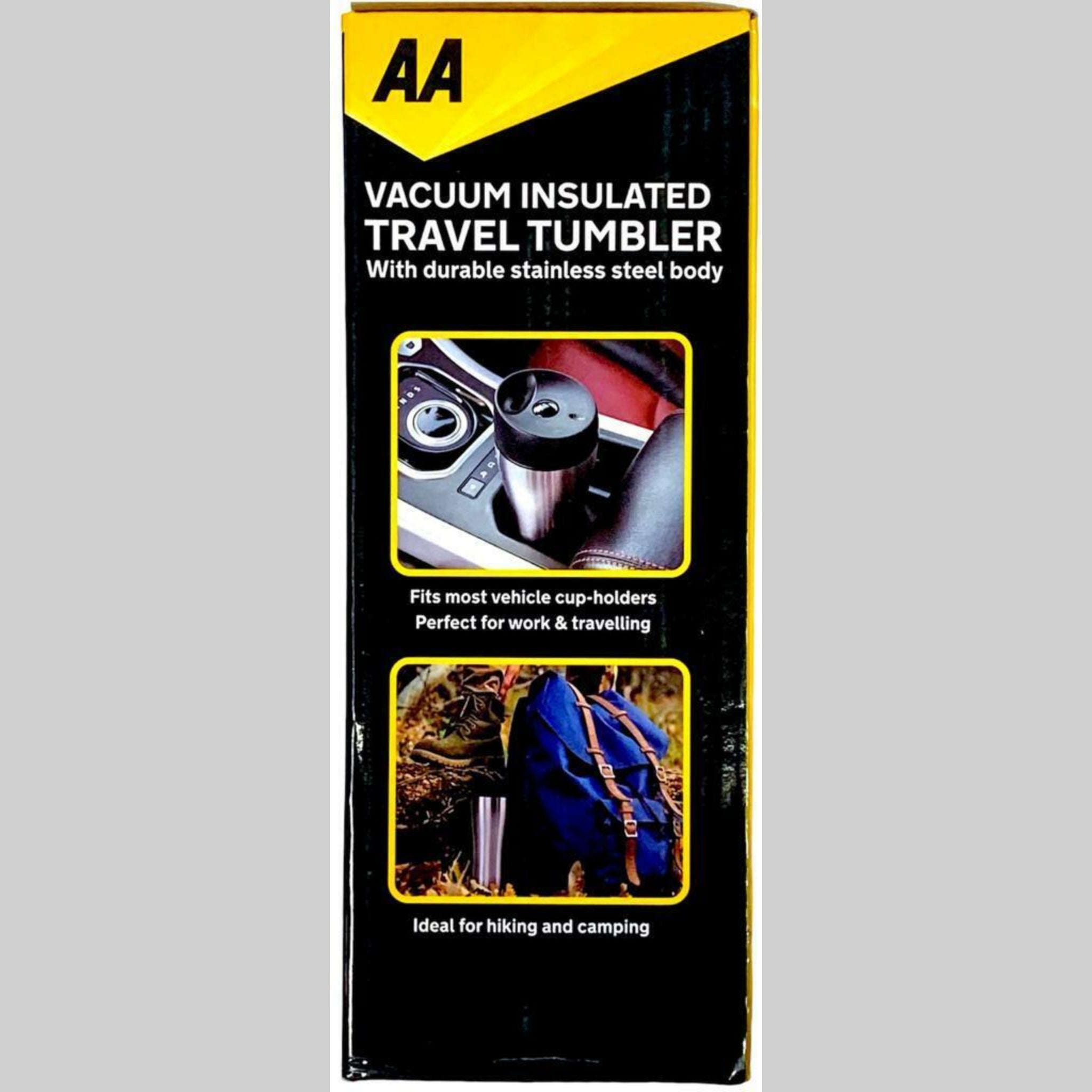 Beclen Harp AA Vaccum Insulated Travel Cup/Mug Tumbler With Push Lock Anti-Spill Lid-Your Perfect Travel Companion