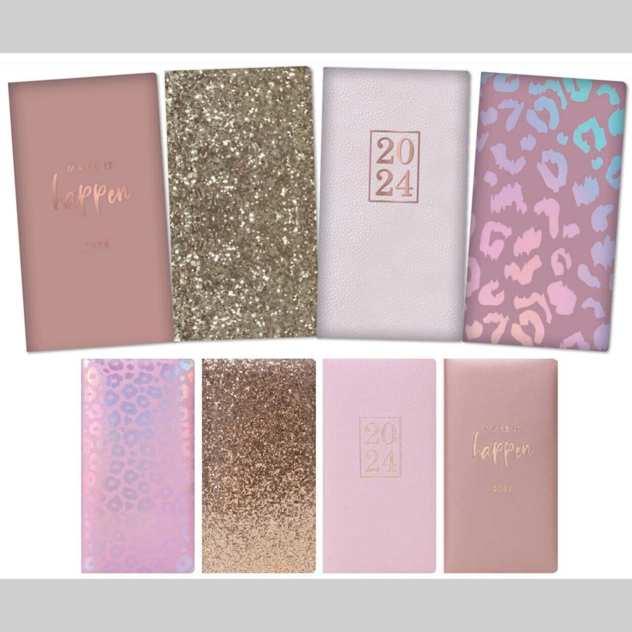 Beclen Harp Week To View/WTV Executive Personal Diary With Fashion Fabric Cover