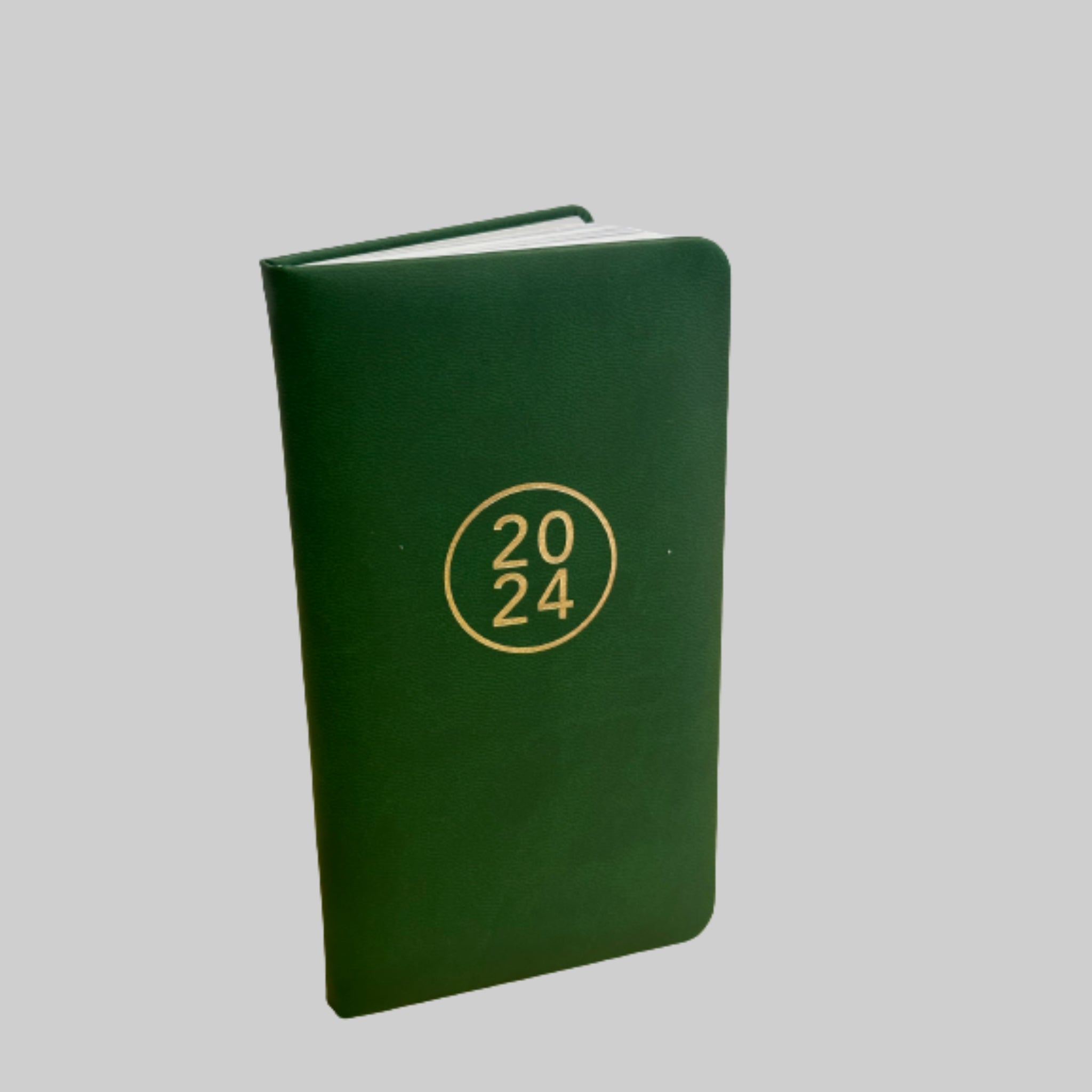 Beclen Harp 2024 Slim Week To View/WTV Personal Diary With Foil Fabric Cover