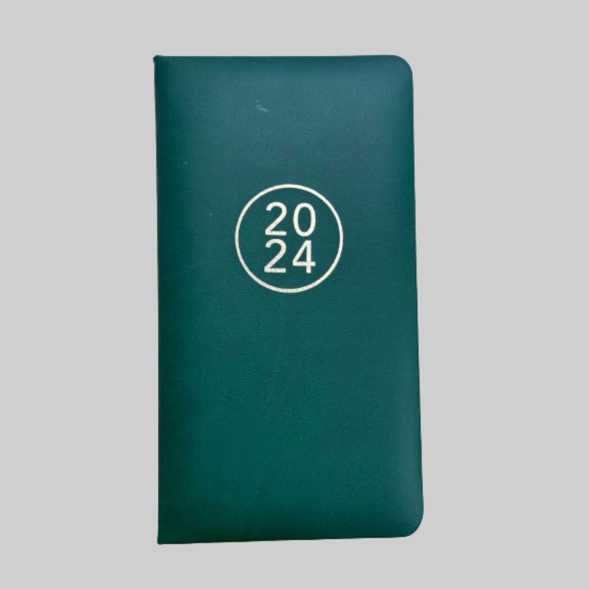 Beclen Harp 2024 Slim Week To View/WTV Personal Diary With Foil Fabric Cover
