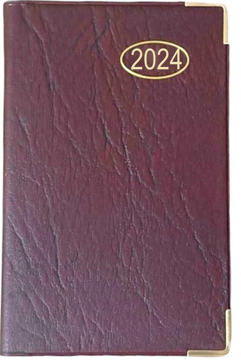 Beclen Harp 2024 Week To View/WTV Personal Diary With Luxury Cover And Metal Corner