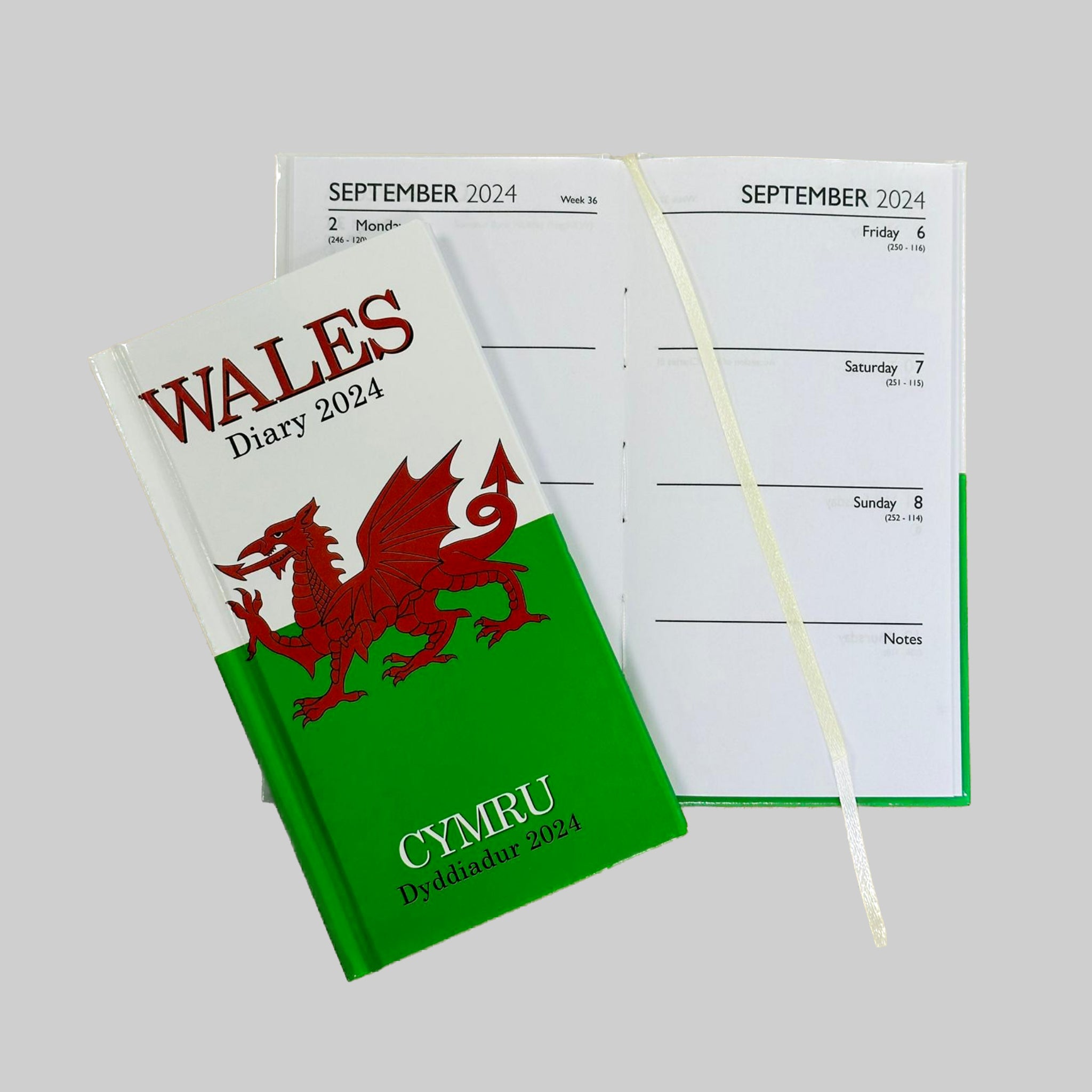 Beclen Harp 2026 Slim Week To View/WTV Executive Personalized Wales Diary Gift office school desk diary