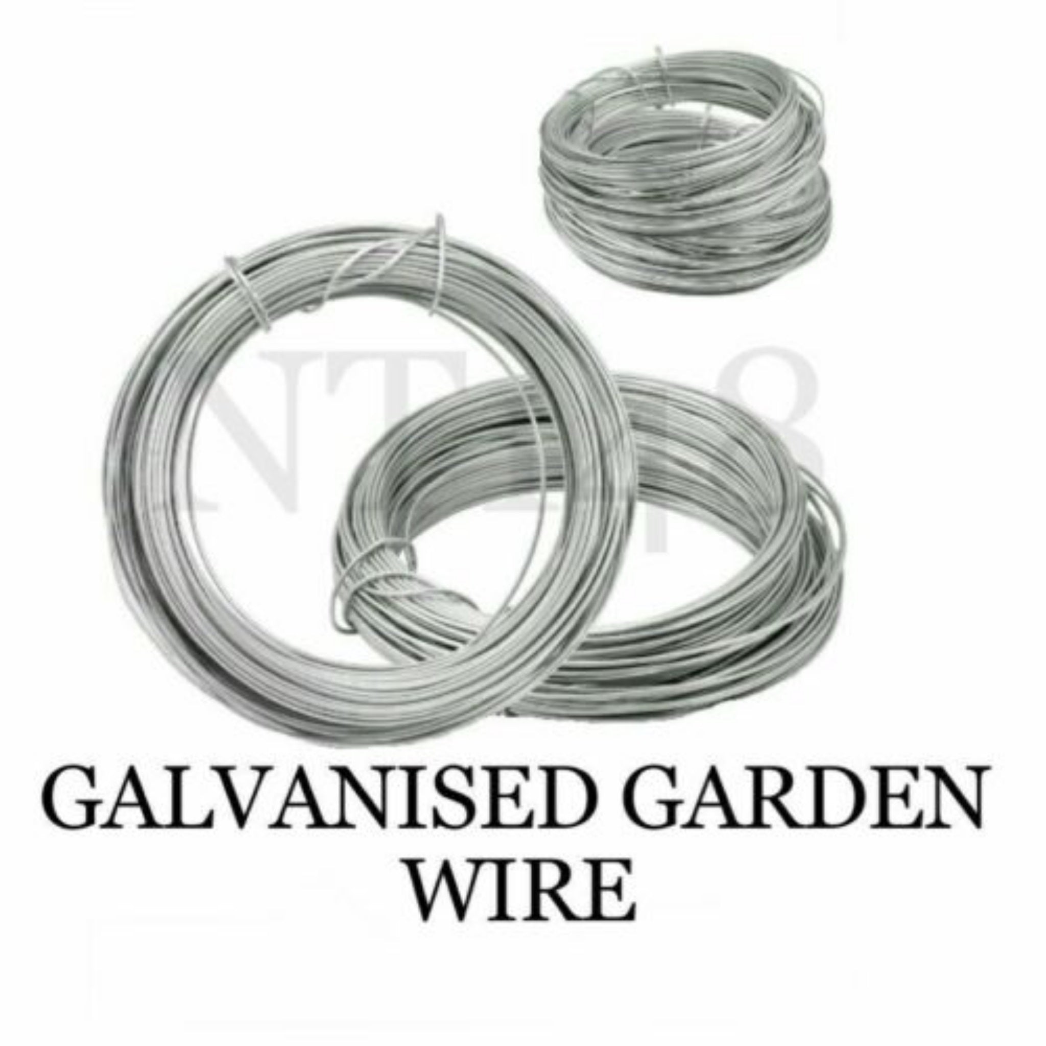 Beclen Harp Strong Galvanised Garden Wire Heavy Duty Rust Proof Multi Purpose Wire For Hanger, Gardening, Fencing 1.2mm X 20m