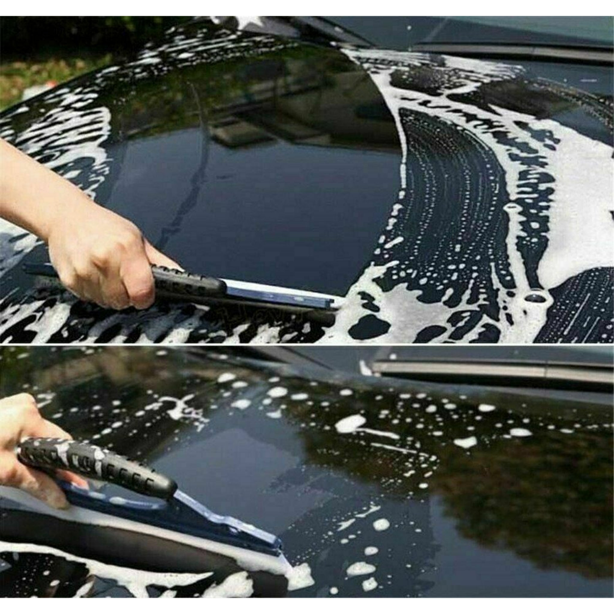 Beclen Harp Flexible Silicone WINDOW WIPER Squeegee Blade Car Water Drying Aid Glass Shower