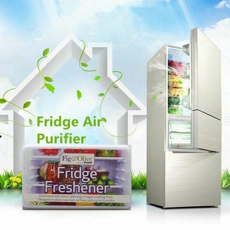 Beclen Harp Twin Pack Food Safe Fridge Freshner Deodoriser Smell/Odour Eliminater/Cleaner-Kitchen Essential