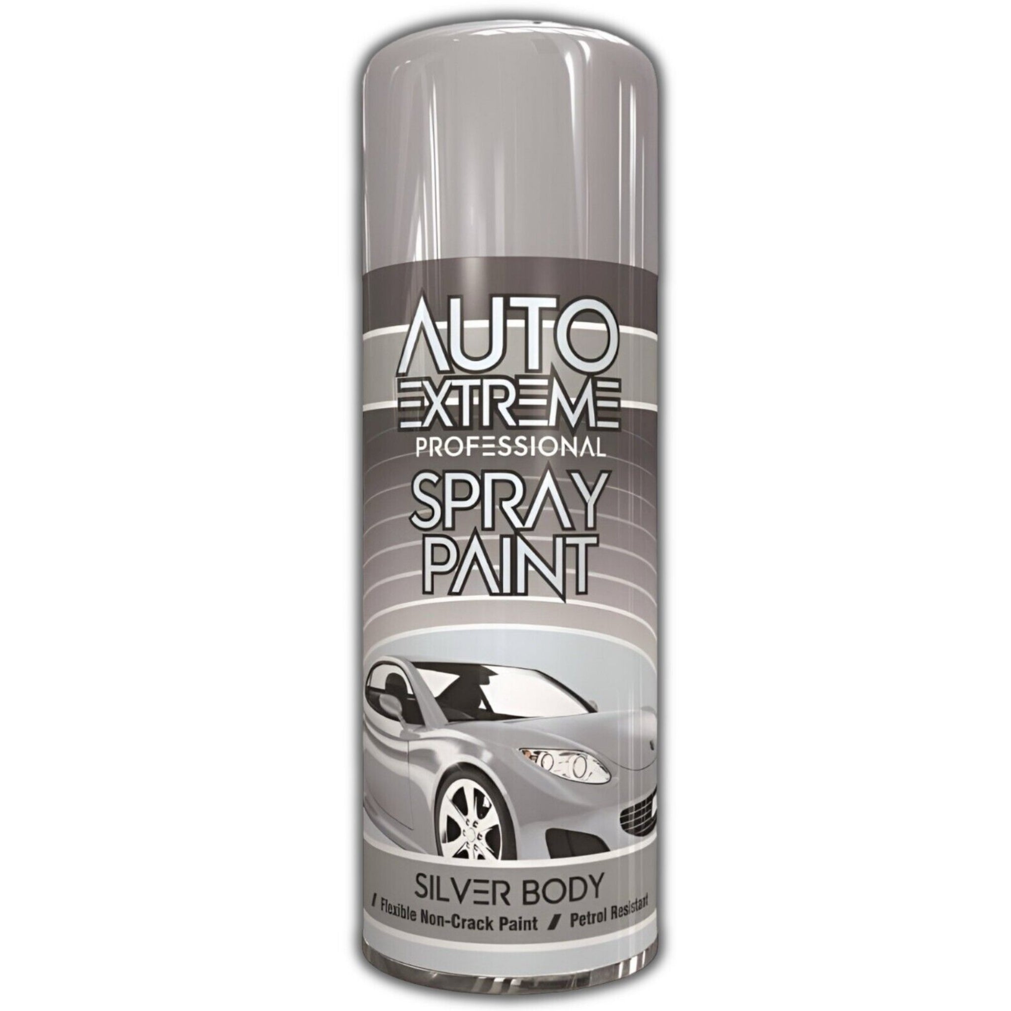 Beclen Harp 2 x 400ml Silver Alloy Wheel Spray Paint Aerosol Auto Car Lacquer Restore Metal