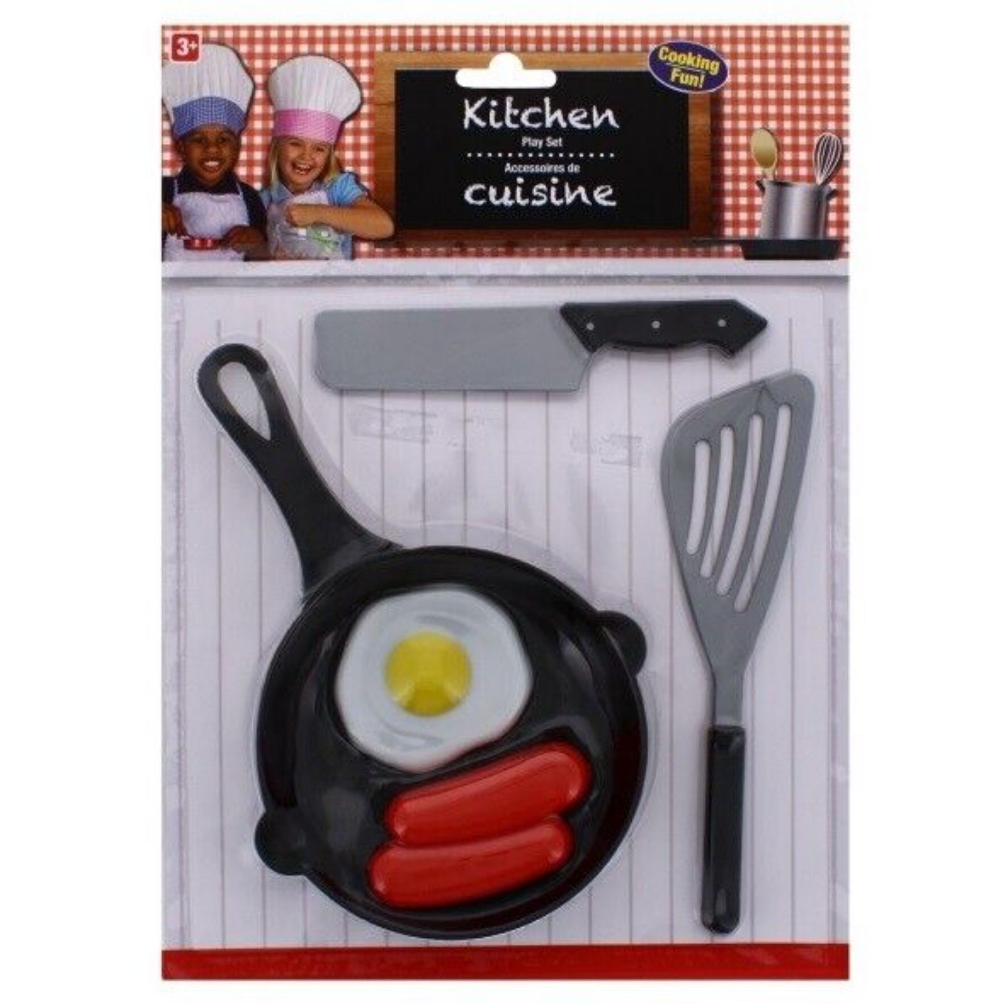 Beclen Harp Kitchen Toy Pretend Play Chef Cooking Set Frying Pan With Accessories Toys Gift