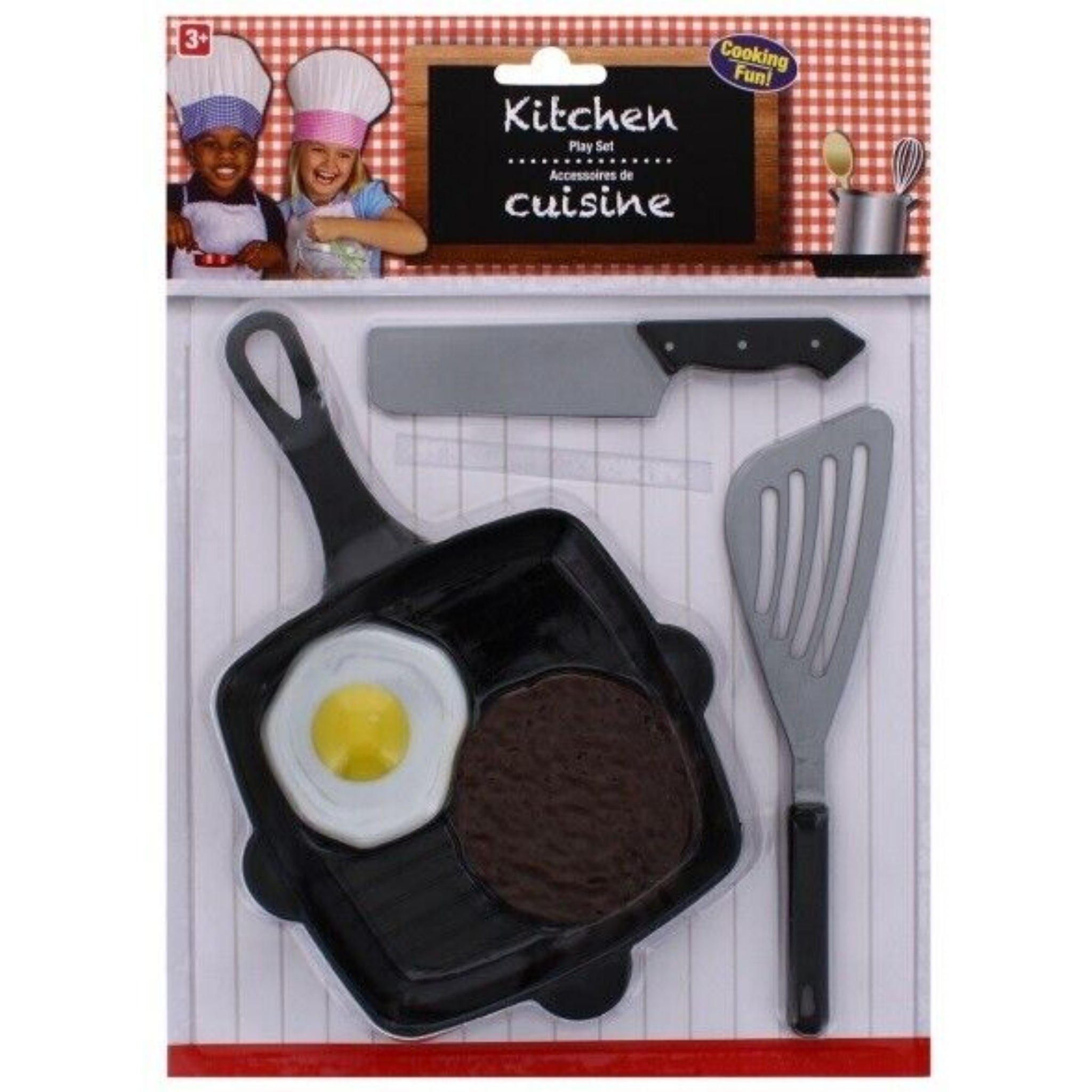 Beclen Harp Kitchen Toy Pretend Play Chef Cooking Set Frying Pan With Accessories Toys Gift