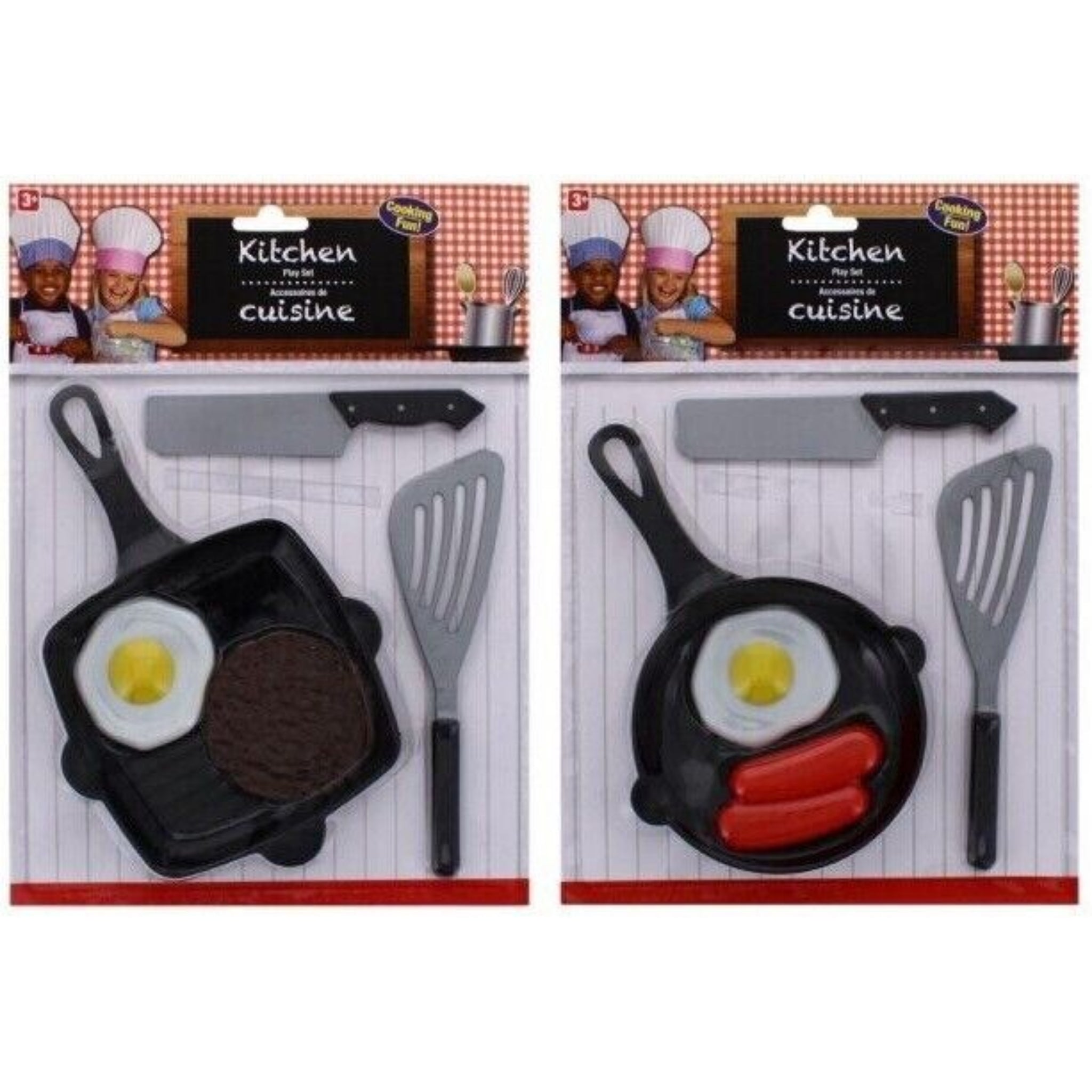 Beclen Harp Kitchen Toy Pretend Play Chef Cooking Set Frying Pan With Accessories Toys Gift