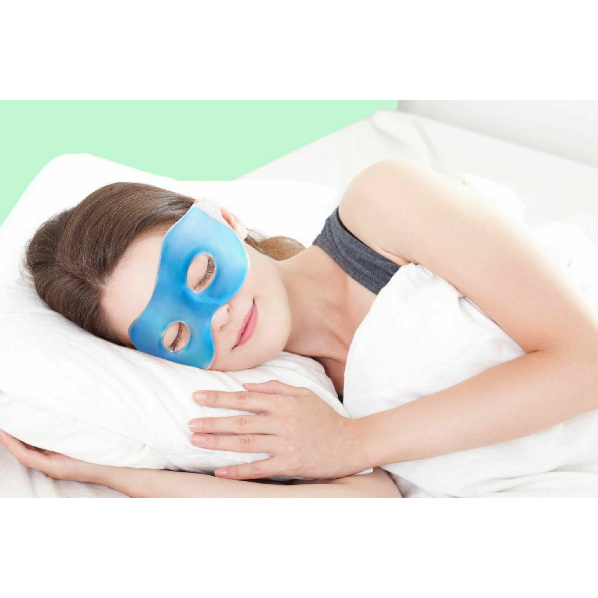 Beclen Harp GEL EYE MASK Hot Cold Cooling Soothing Relief Tired Eyes & Headache Relaxing Pad