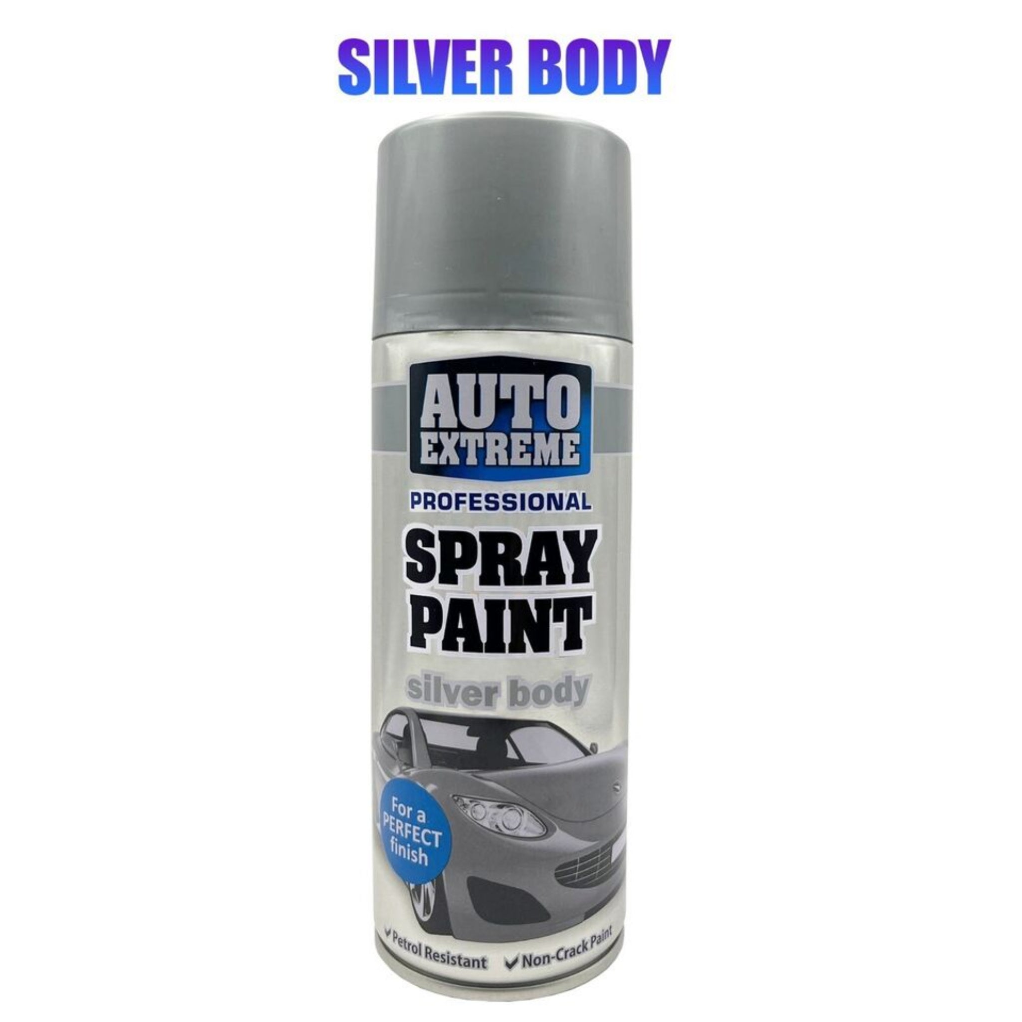 Beclen Harp 2 x 400ml Silver Alloy Wheel Spray Paint Aerosol Auto Car Lacquer Restore Metal
