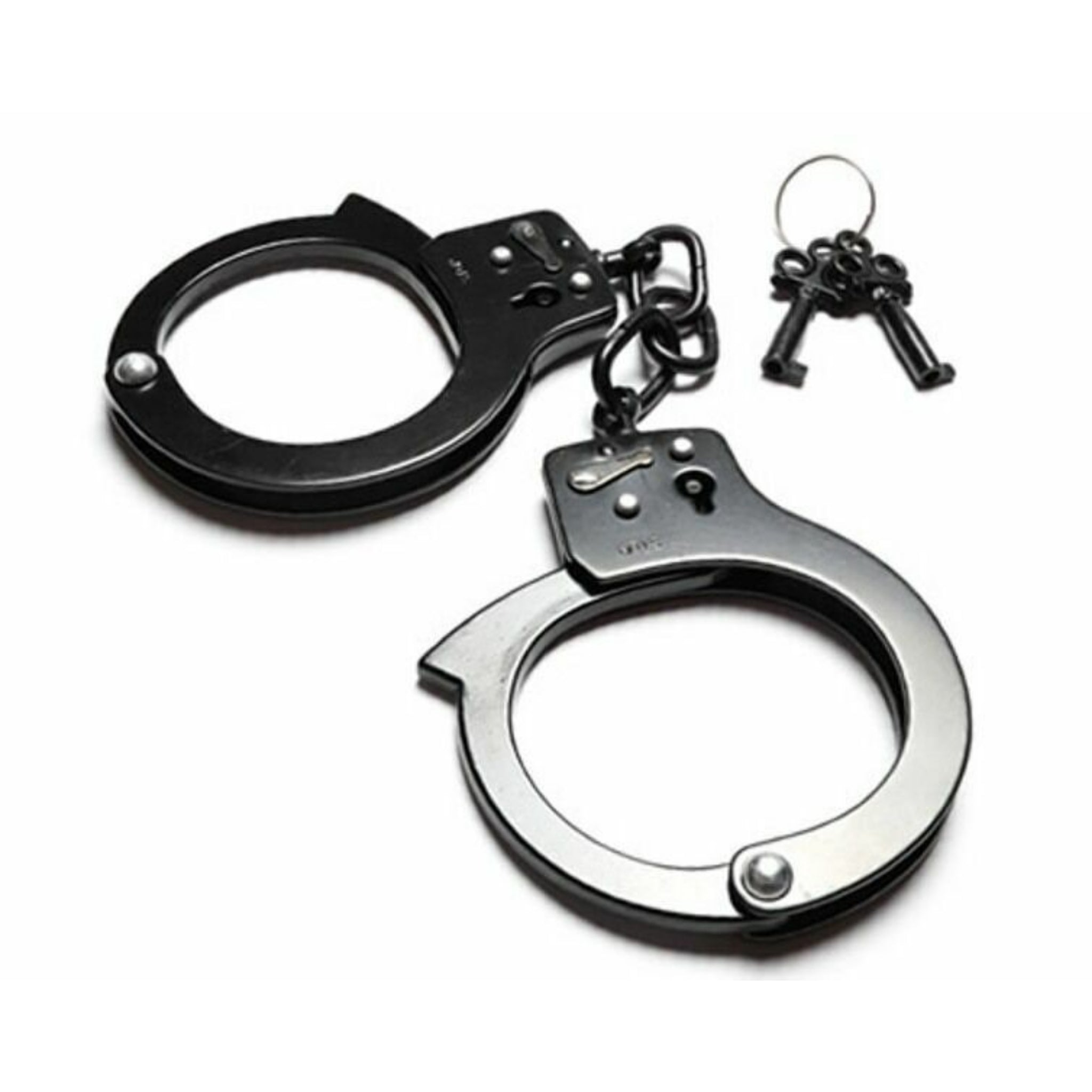 Beclen Harp Kids Toy Metal Handcuffs Hand Cuffs Police Fancy Dress Children Pretend Play New