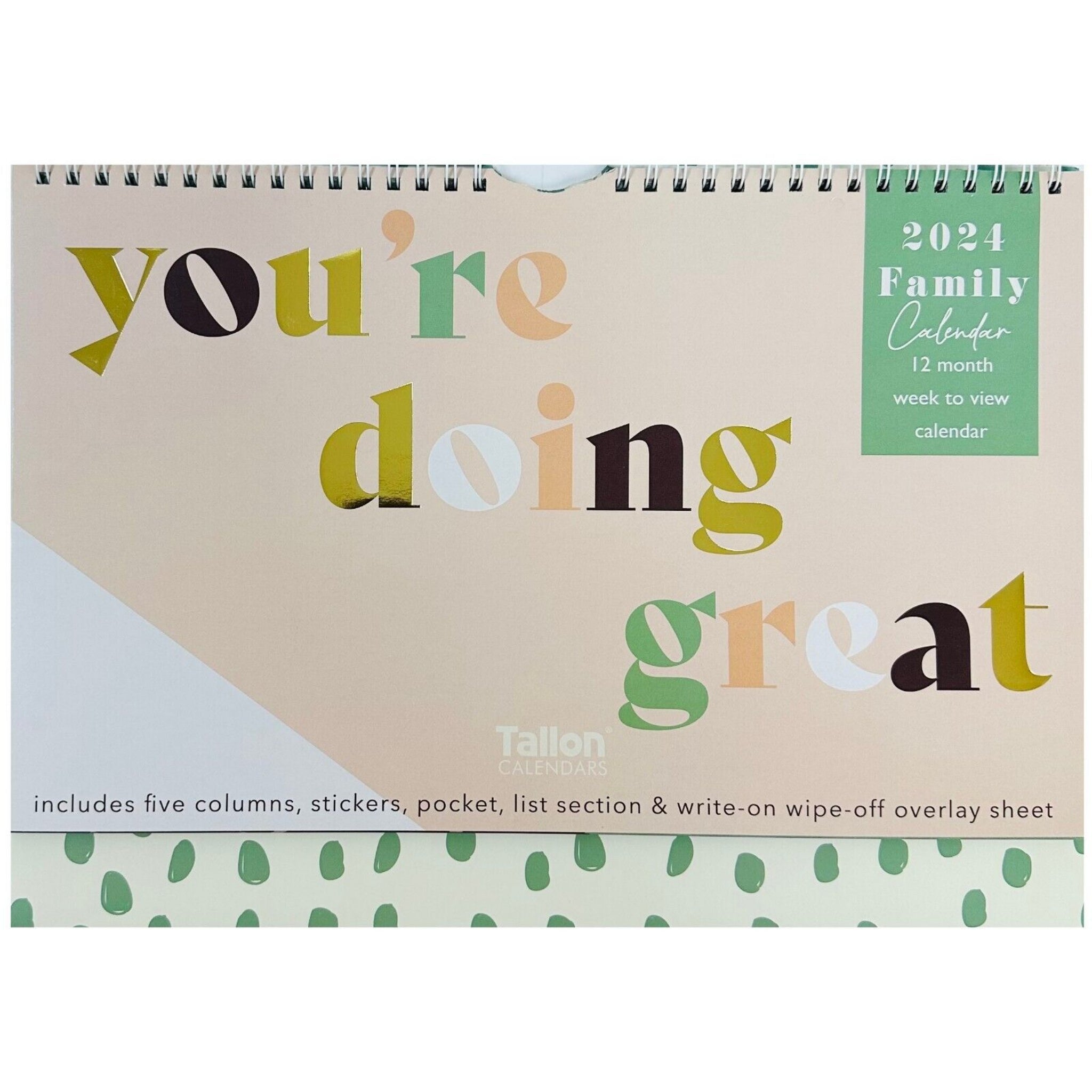 Beclen Harp 2024 Family Home Planner 5 Column Weekly Calendar Organizer With Shopping List