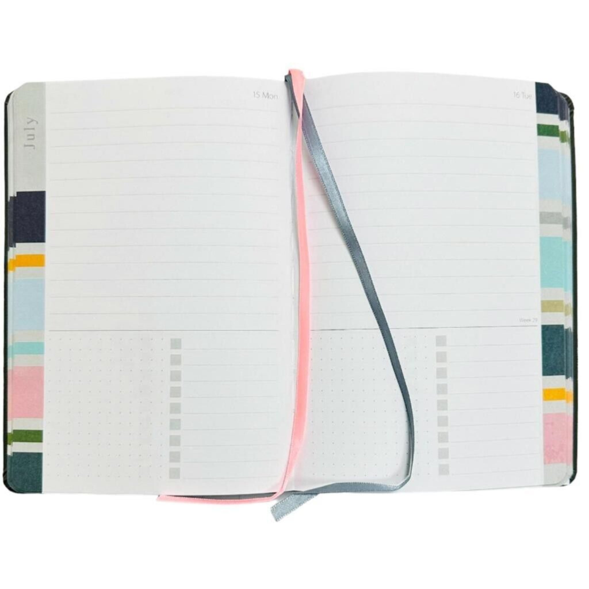 Beclen Harp 2024 A5 Day A Page Diary Luxury Random Leatherette Index Diary Student Teacher Diary