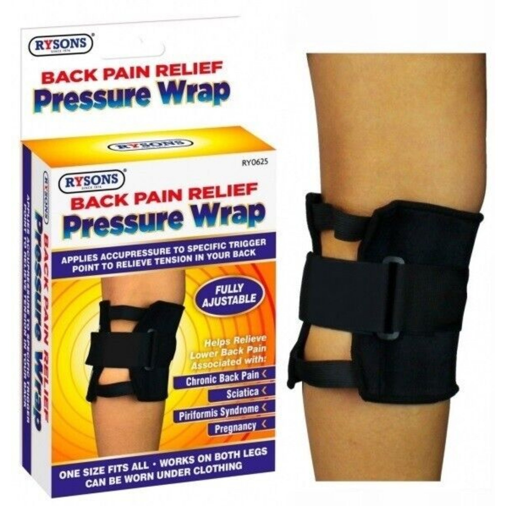 Beclen Harp Sciatica Back Pain Relief Brace Pressure Pad Point Therapeutic Acupressure Leg