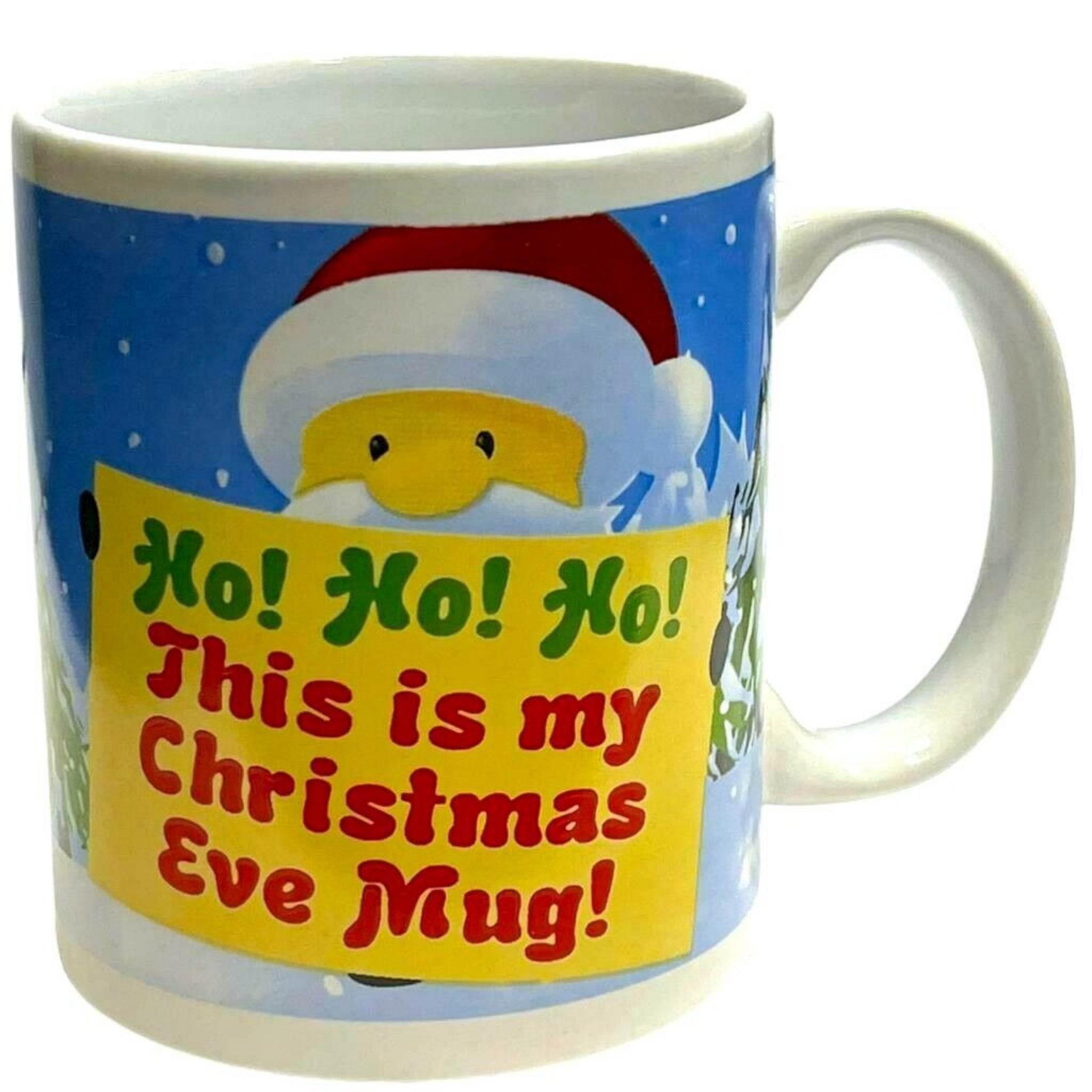 Beclen Harp Christmas Mugs Set of 6 Festive Party Xmas Mugs Home Kitchen Tea Coffee Cups New