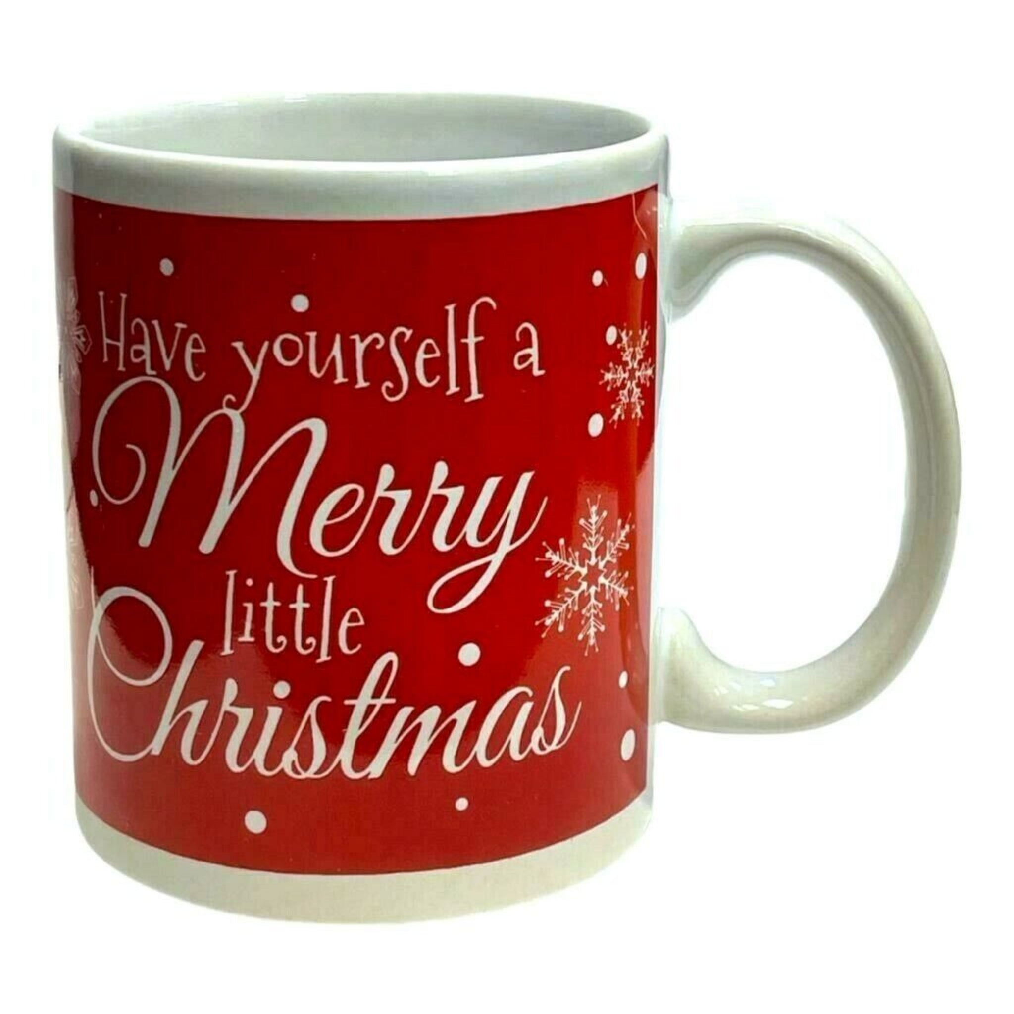 Beclen Harp Christmas Mugs Set of 6 Festive Party Xmas Mugs Home Kitchen Tea Coffee Cups New